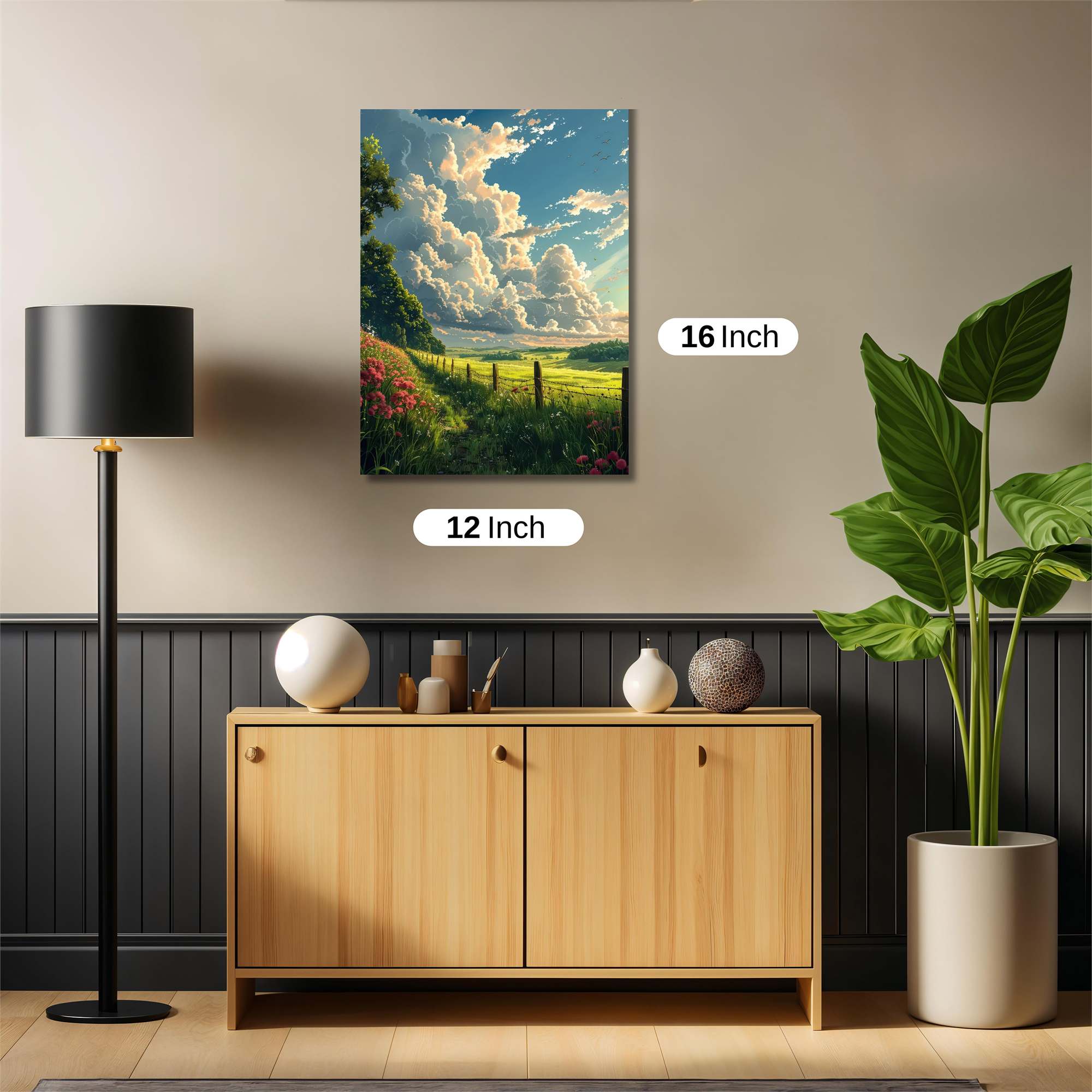 Sunset Serenity Safe Wall Magnetic / M
