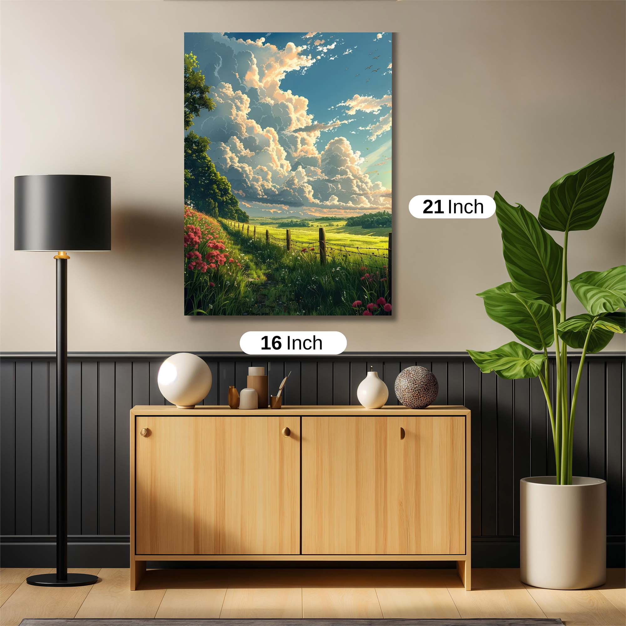 Sunset Serenity Safe Wall Magnetic / M