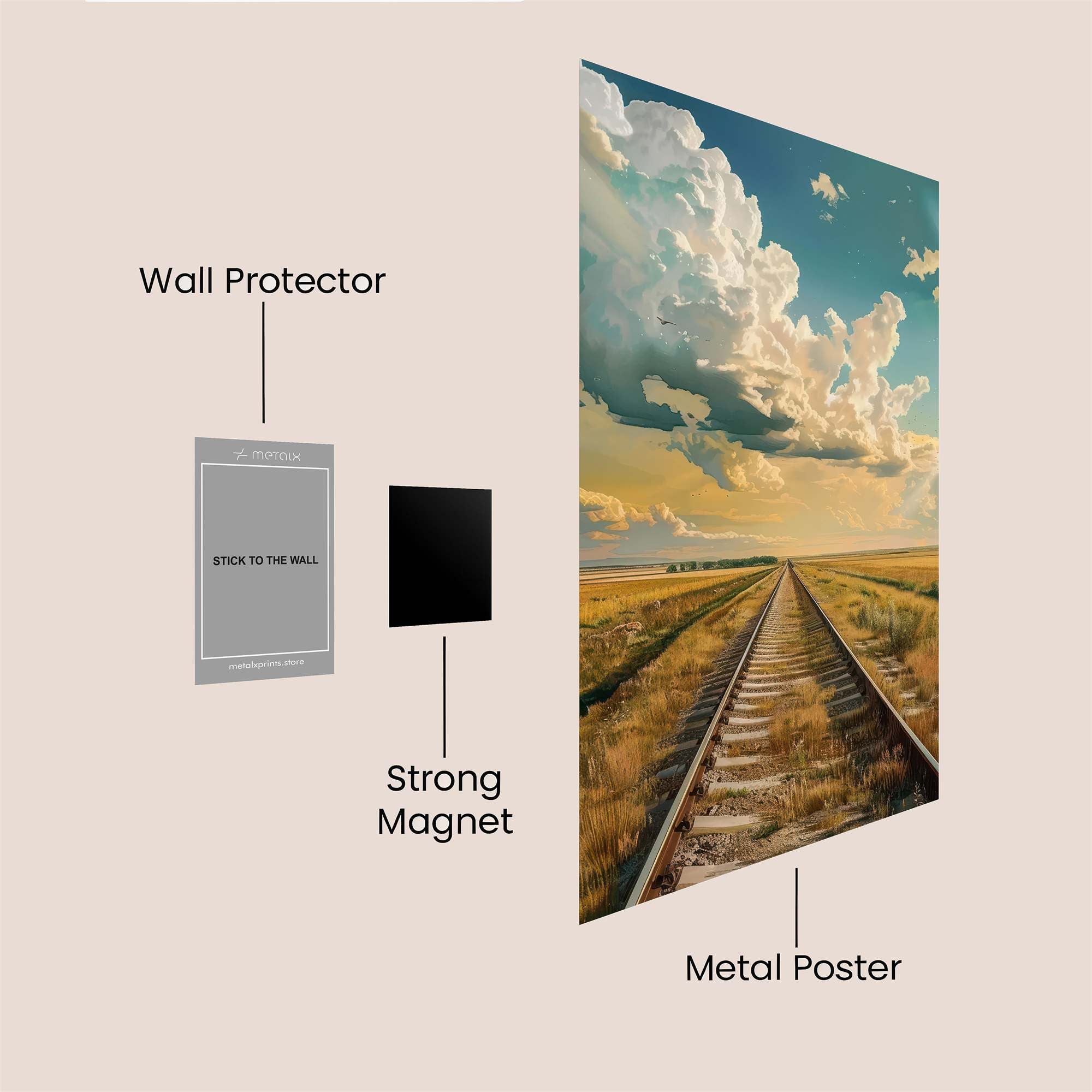 Journey Serene Safe Wall Magnetic / M