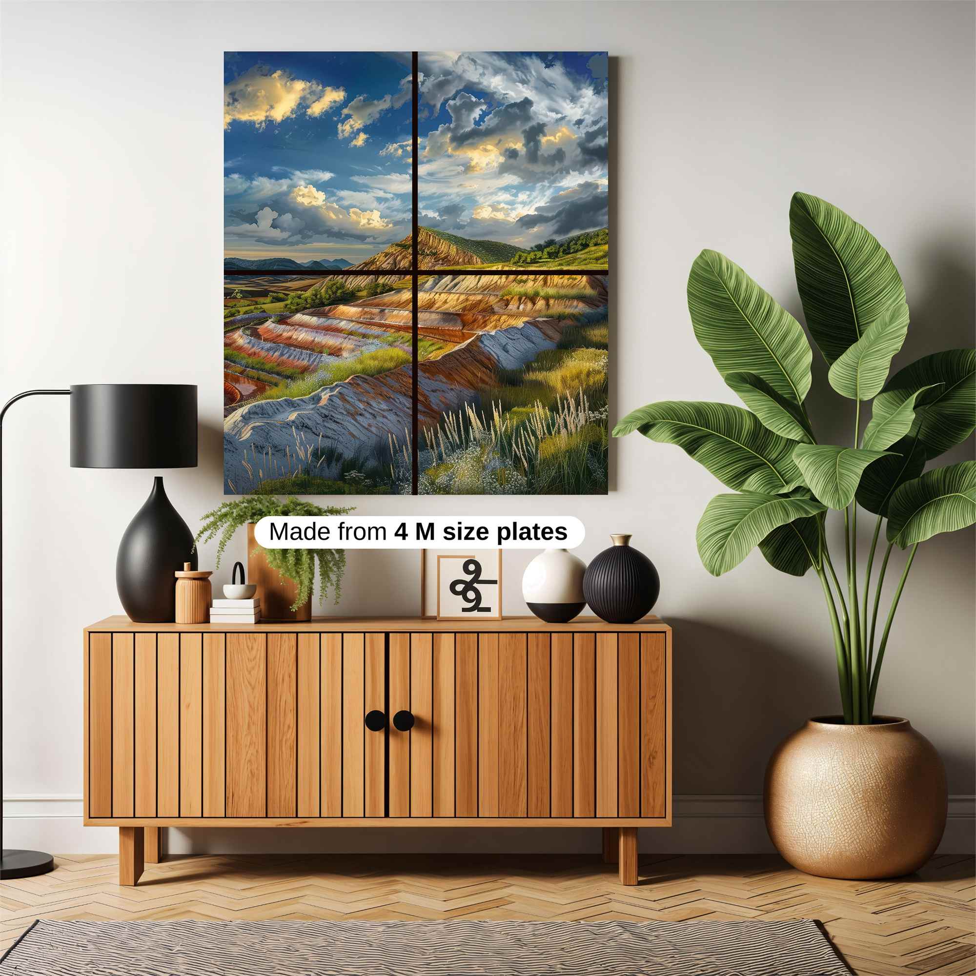 Terraced Tranquility Safe Wall Magnetic / M