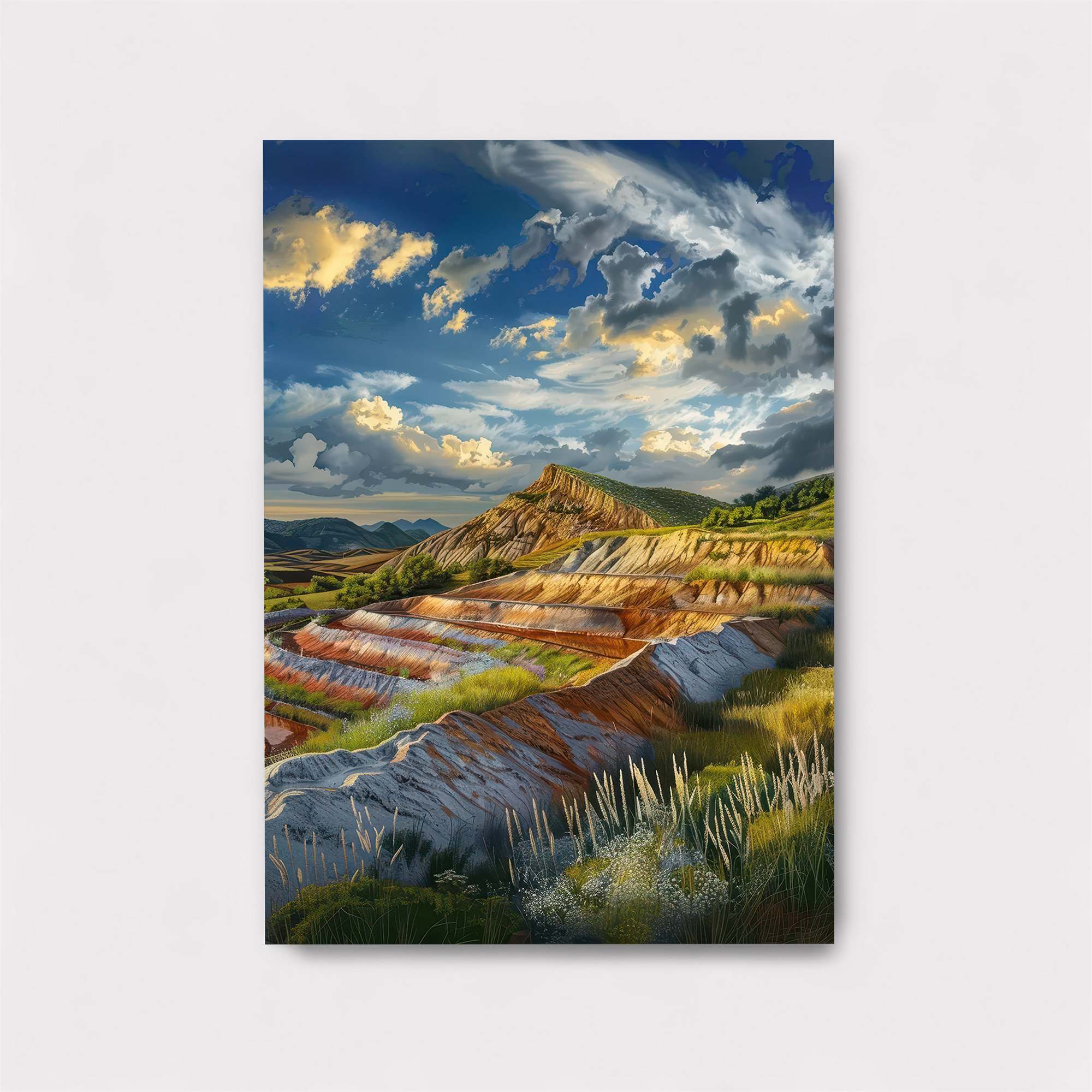 Terraced Tranquility Safe Wall Magnetic / M