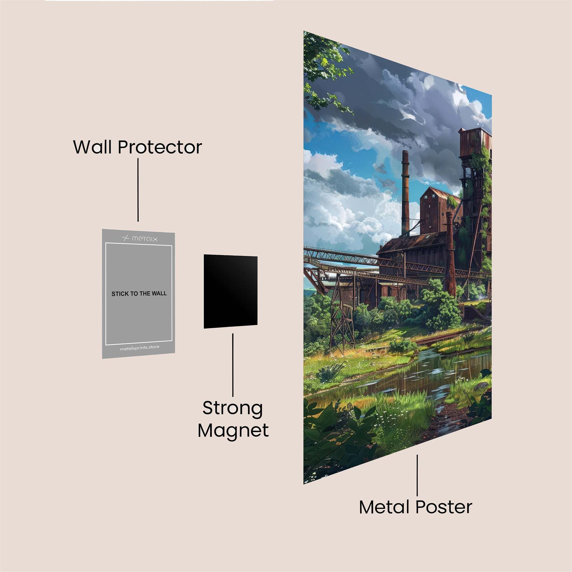 Factory Reclaimed Safe Wall Magnetic / M