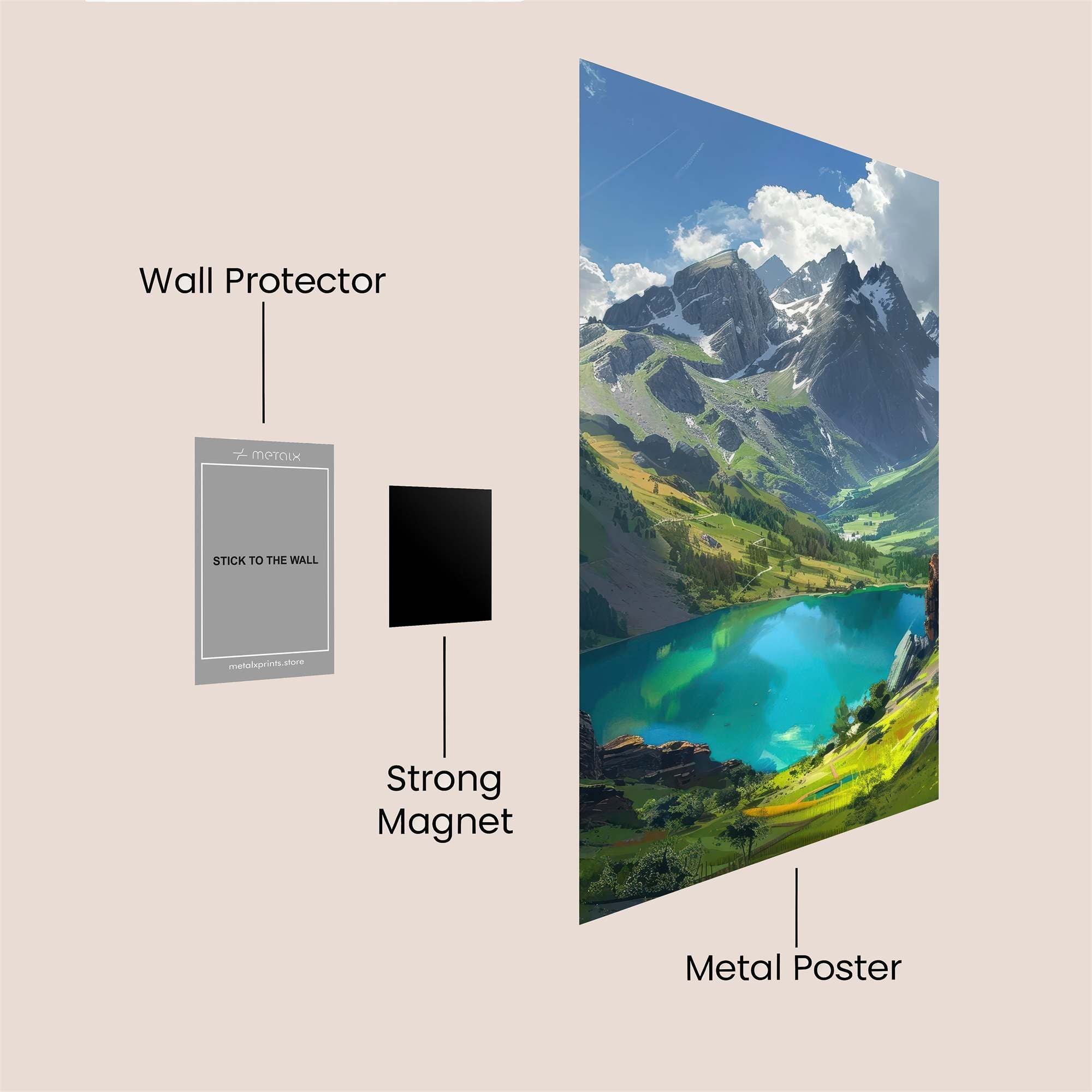Everest Serenity Safe Wall Magnetic / M