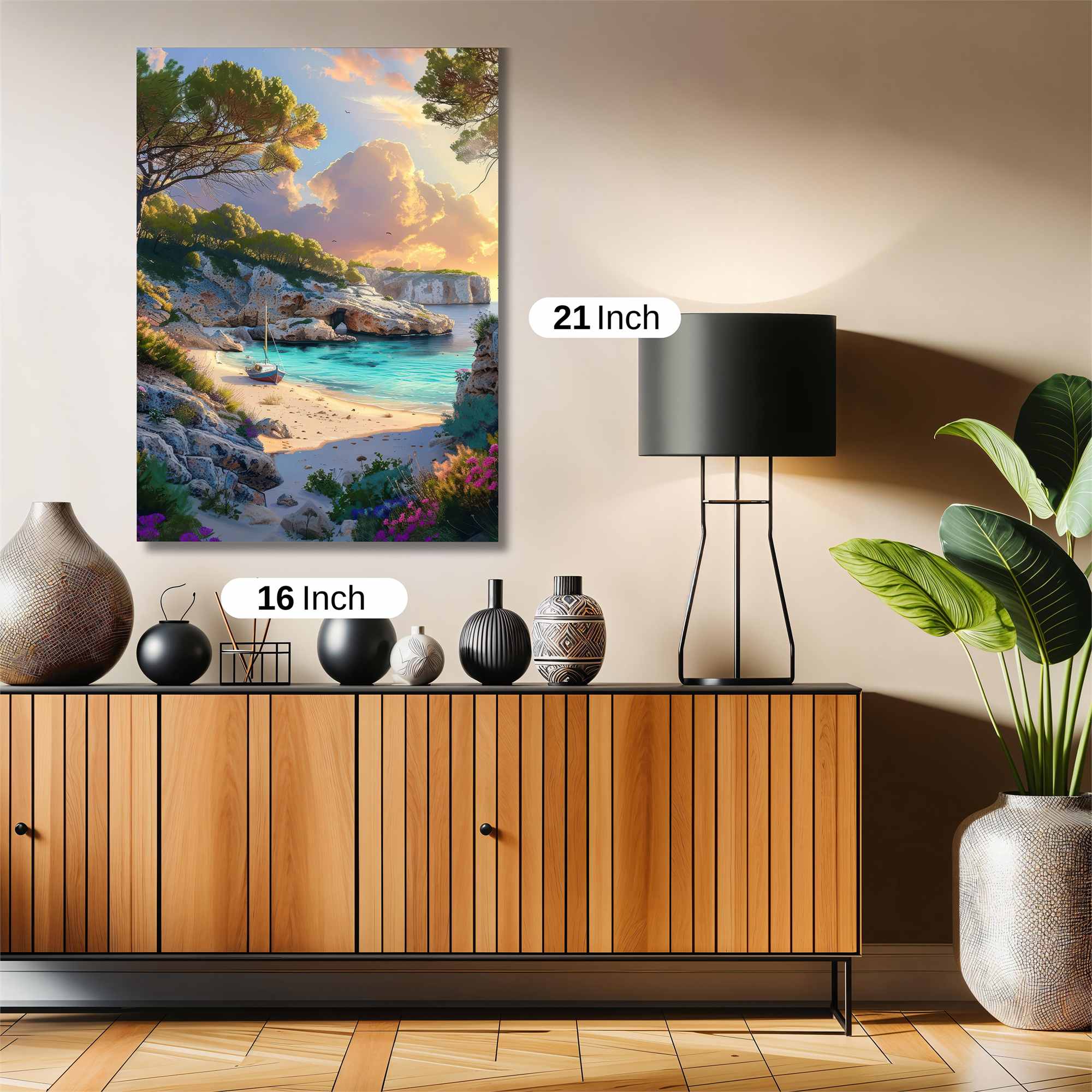 Sunset Serenity Safe Wall Magnetic / M