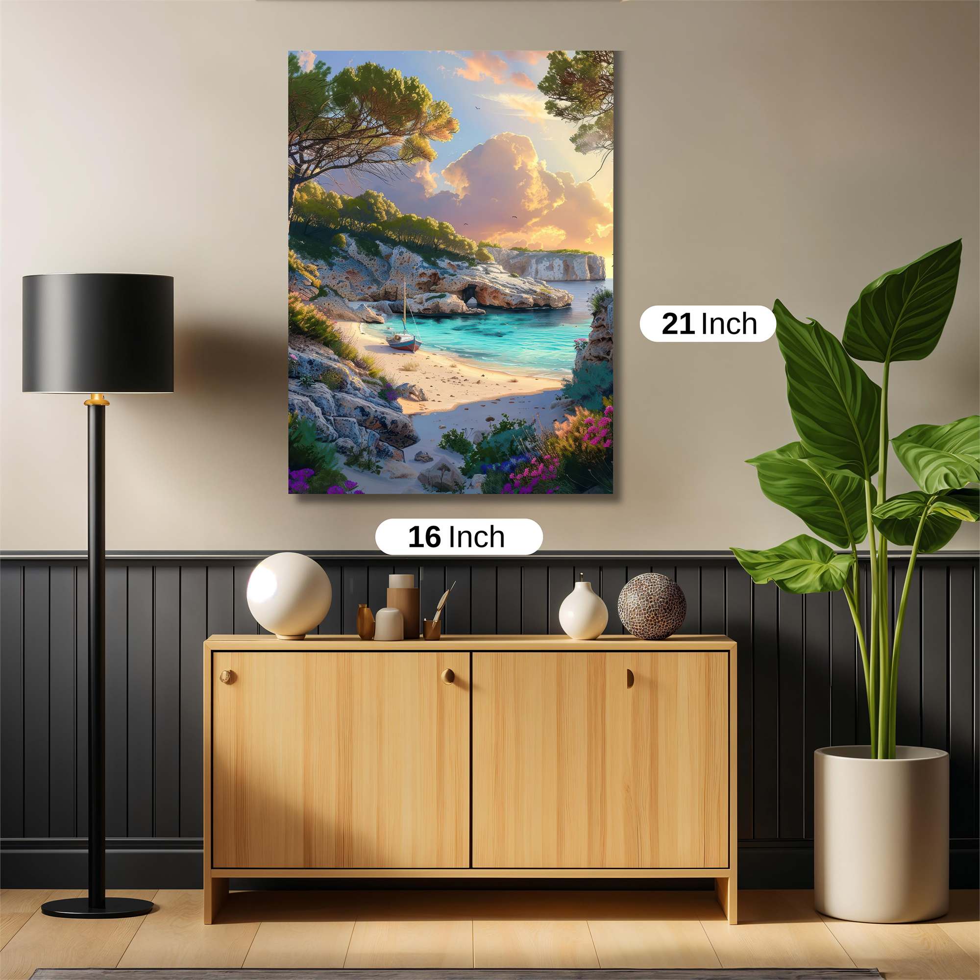 Sunset Serenity Safe Wall Magnetic / M