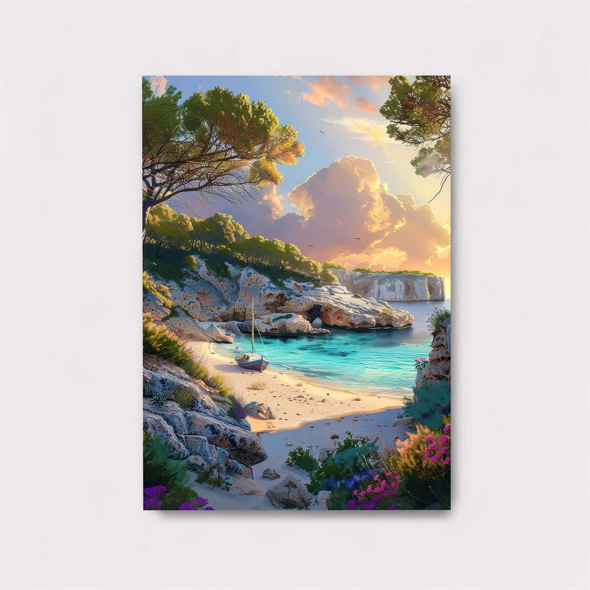 Sunset Serenity Safe Wall Magnetic / M