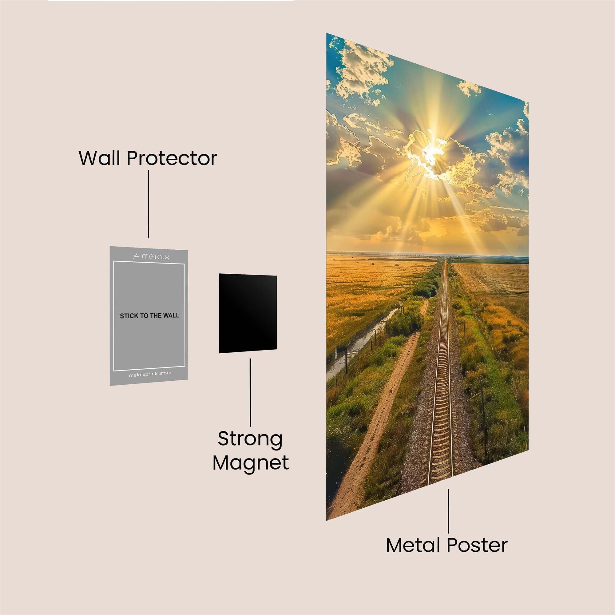 Sunrise Serenity Safe Wall Magnetic / M