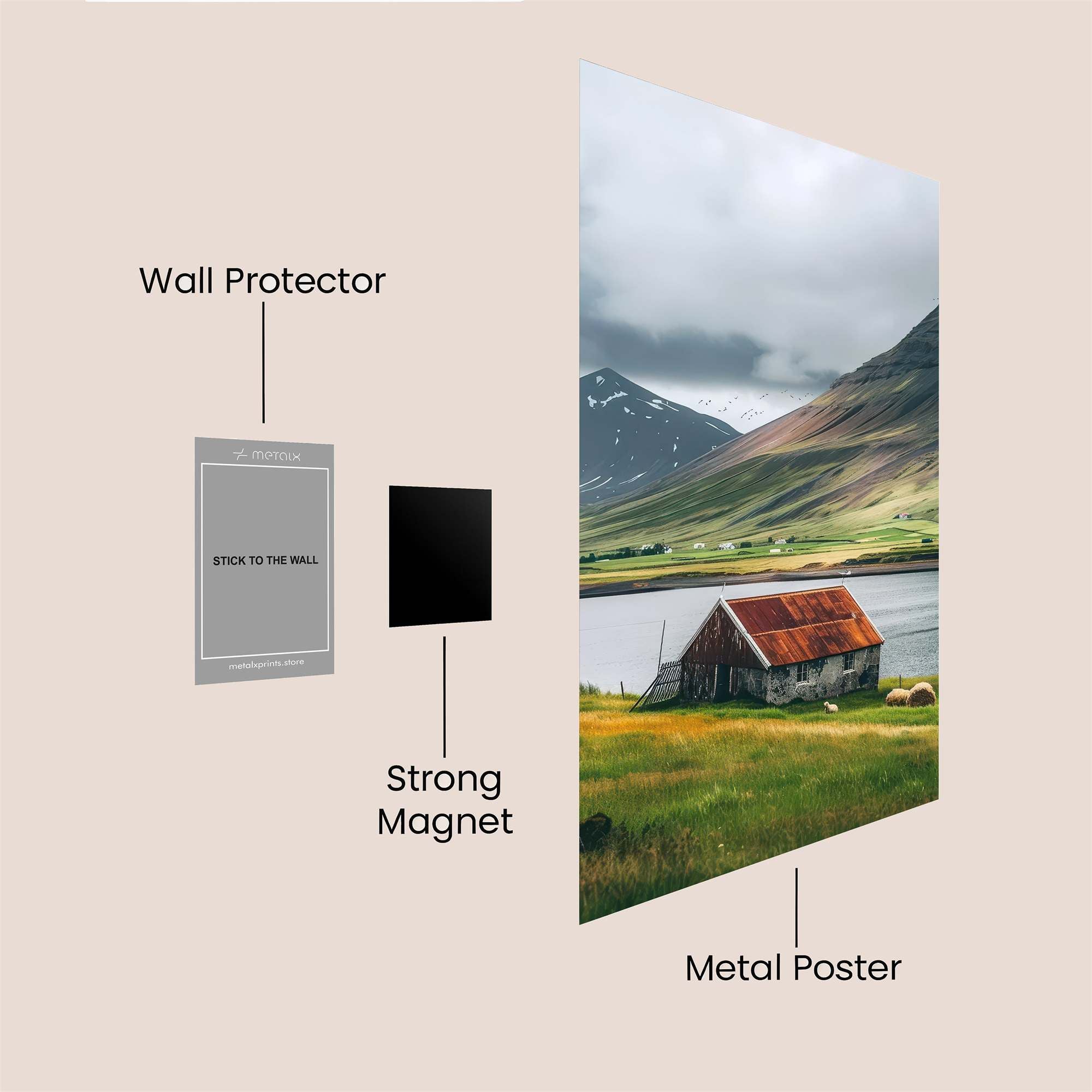 Cabin Serenity Safe Wall Magnetic / M