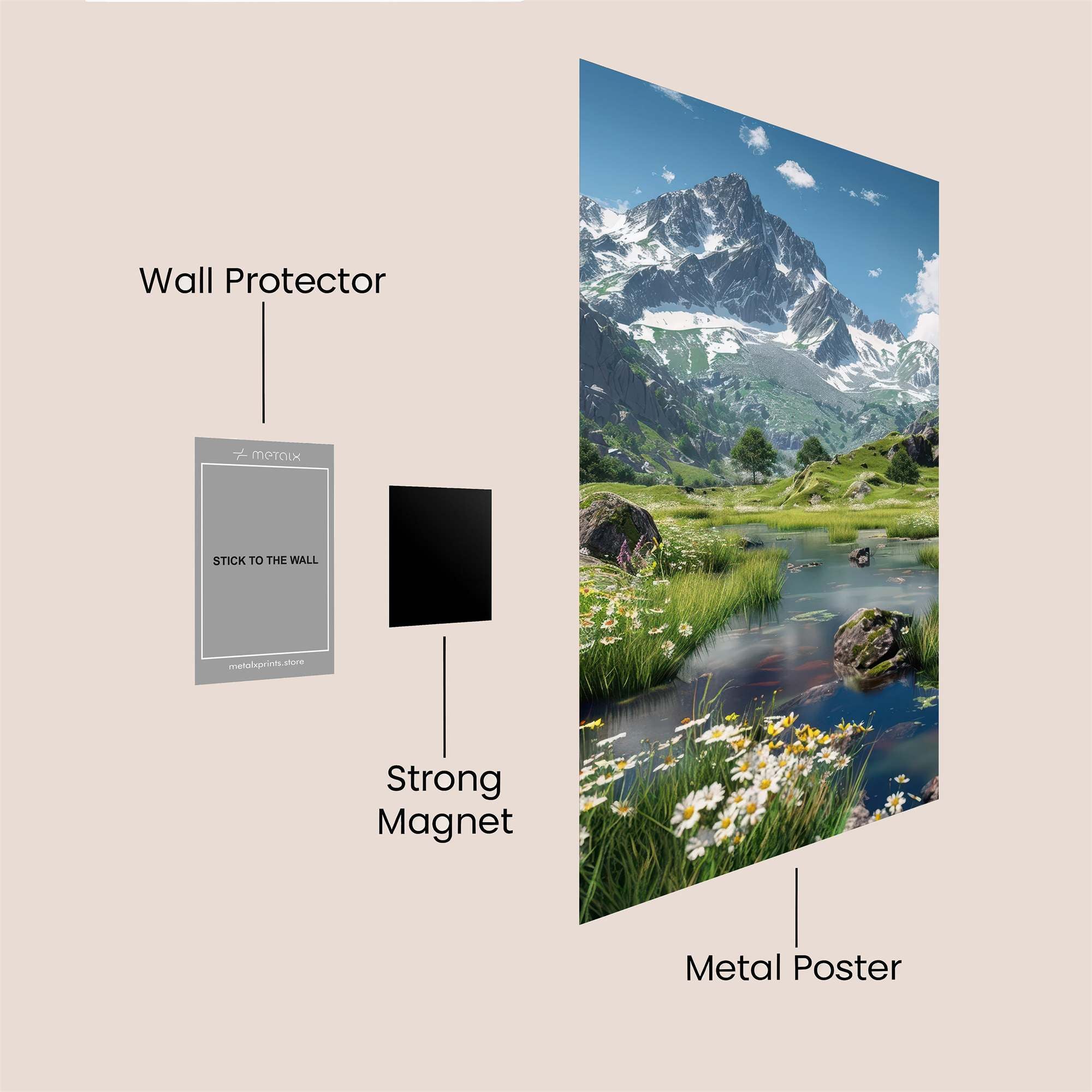 Alpine Serenity Safe Wall Magnetic / M