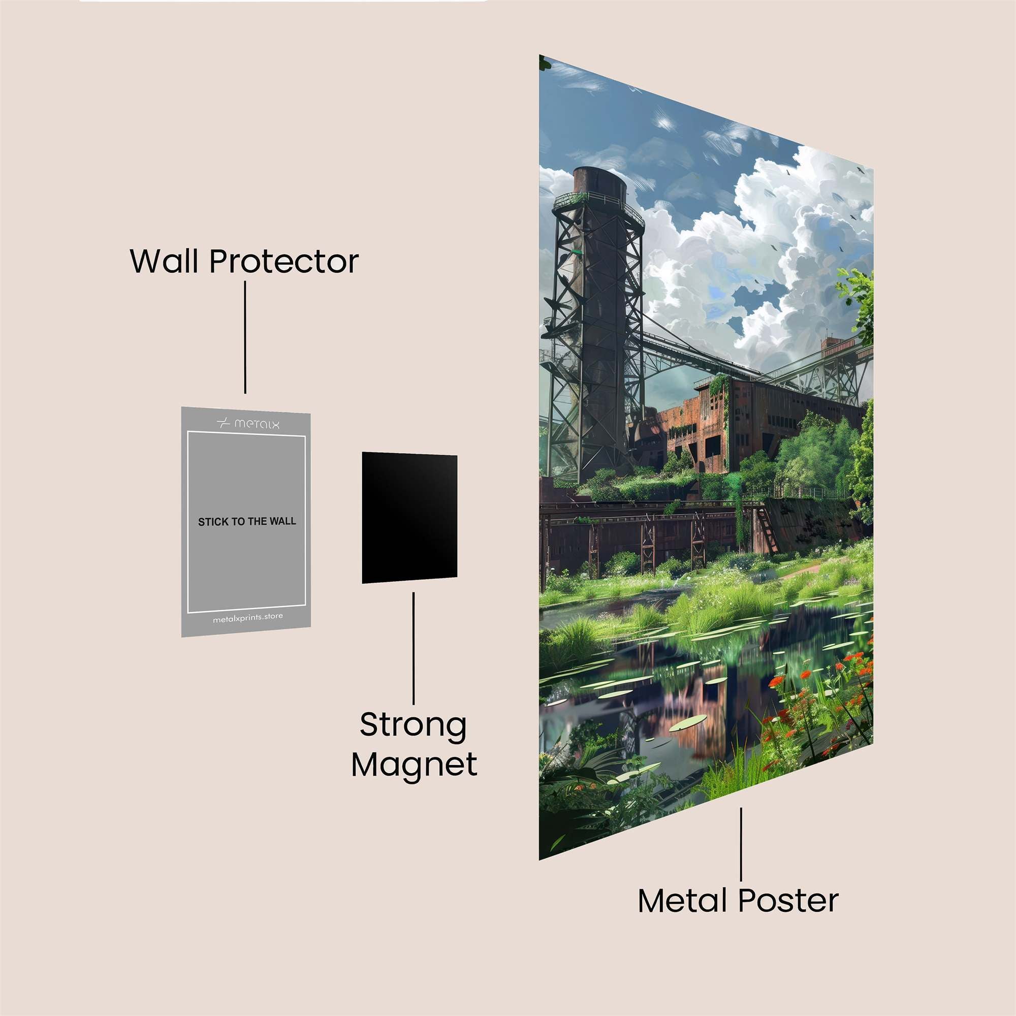Factory Serenity Safe Wall Magnetic / M