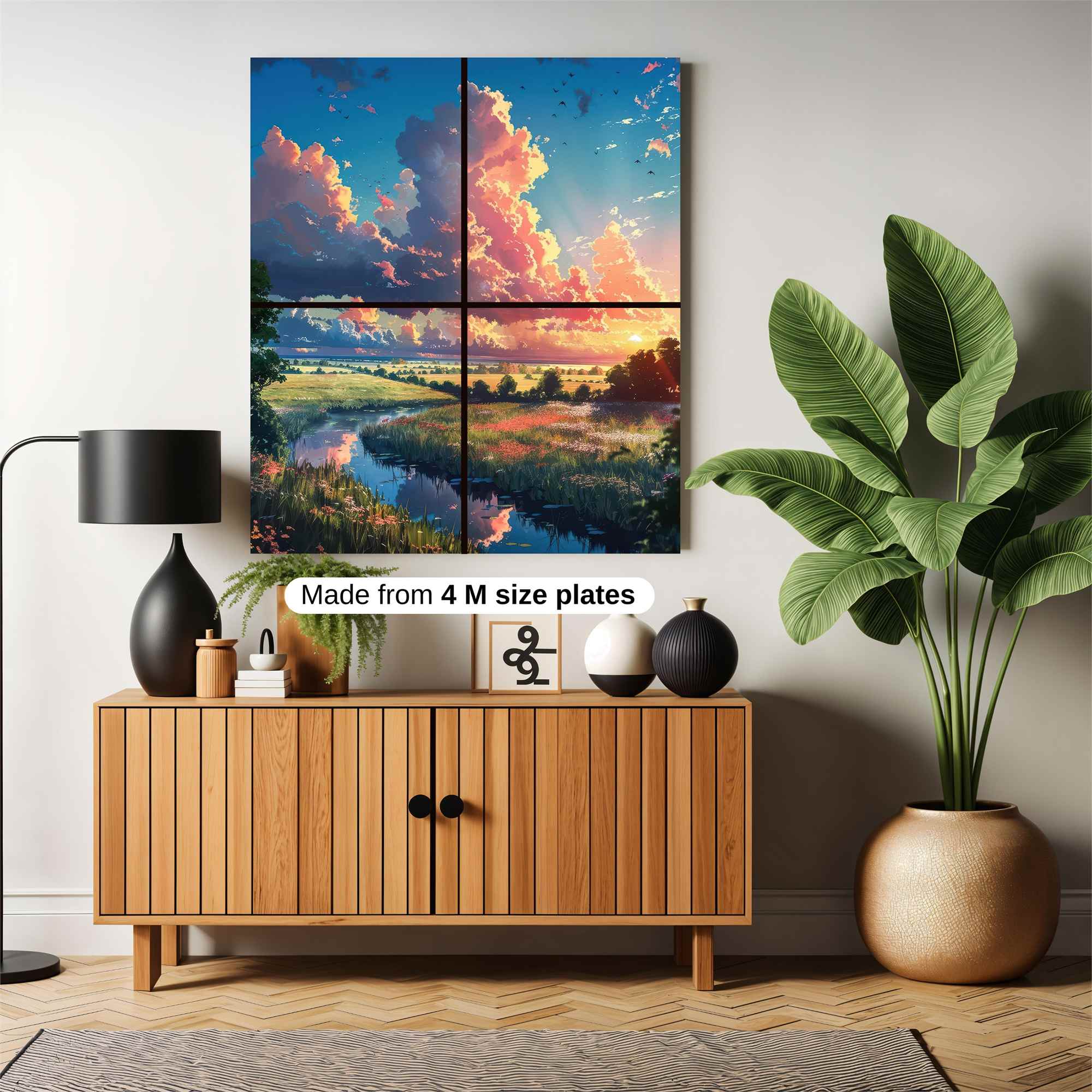 Sunset Serenity Safe Wall Magnetic / M