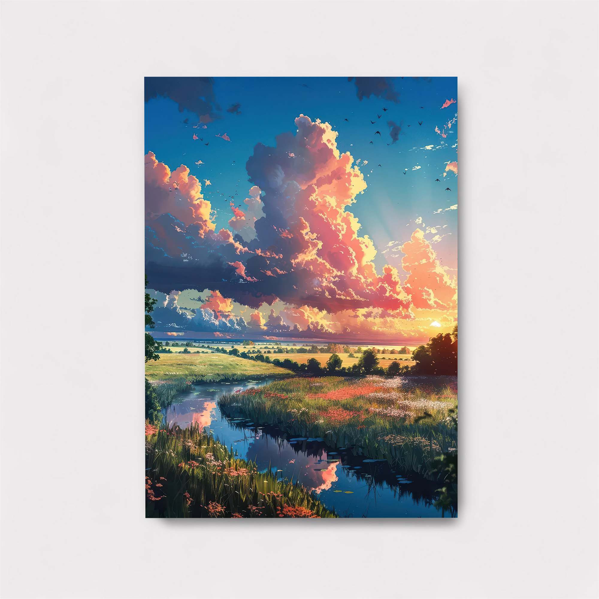Sunset Serenity Safe Wall Magnetic / M
