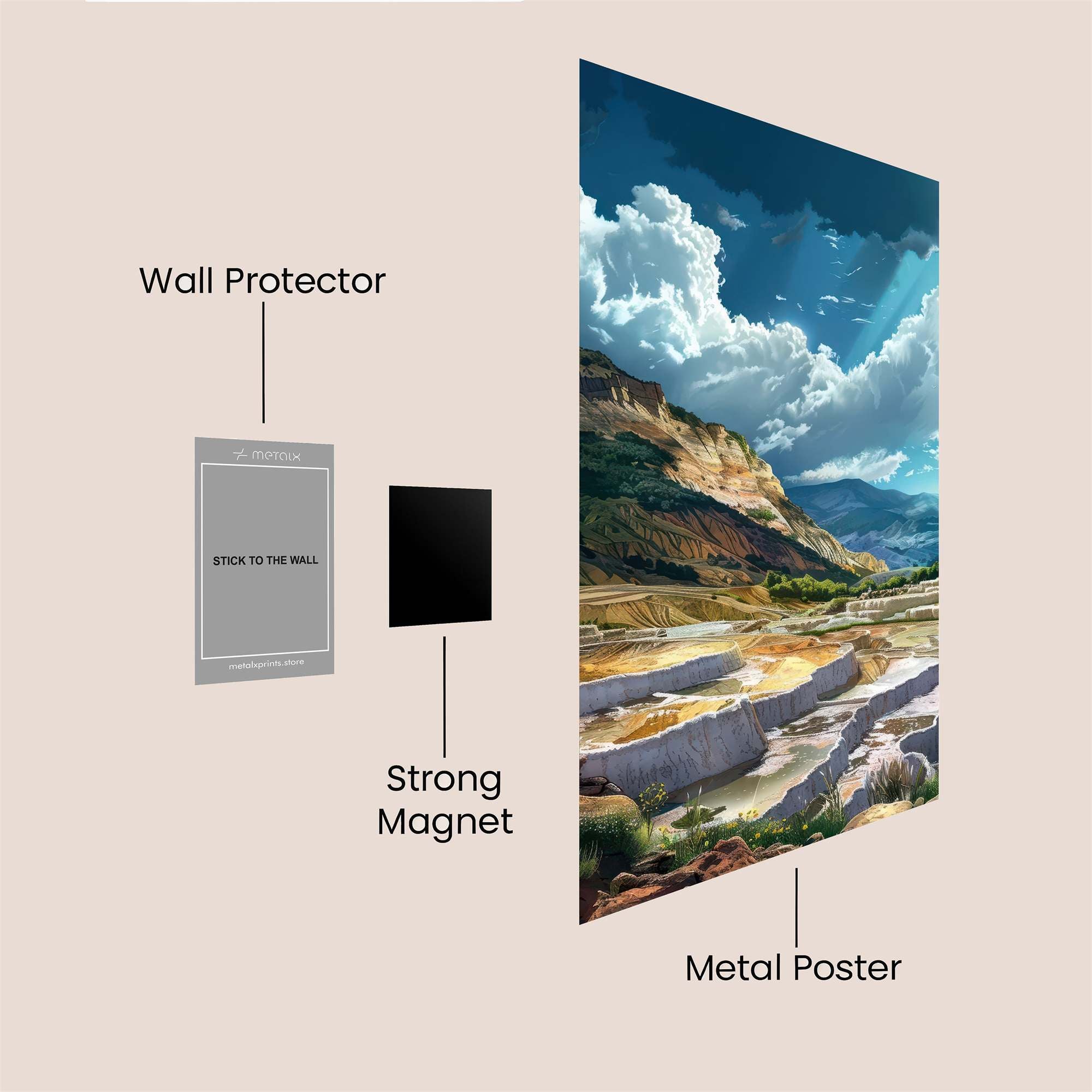 Canyon Radiance Safe Wall Magnetic / M