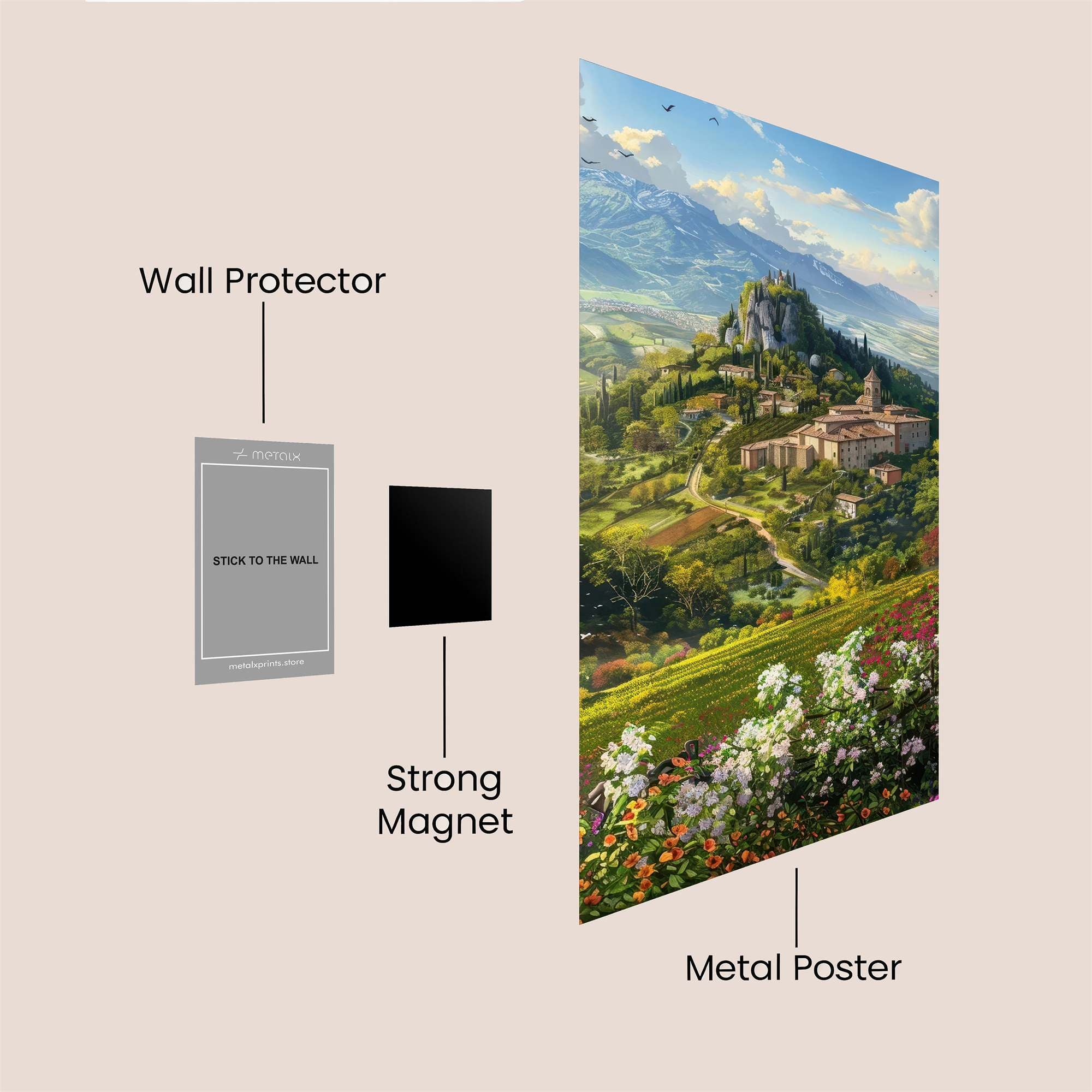 San Marino Serenity Safe Wall Magnetic / M