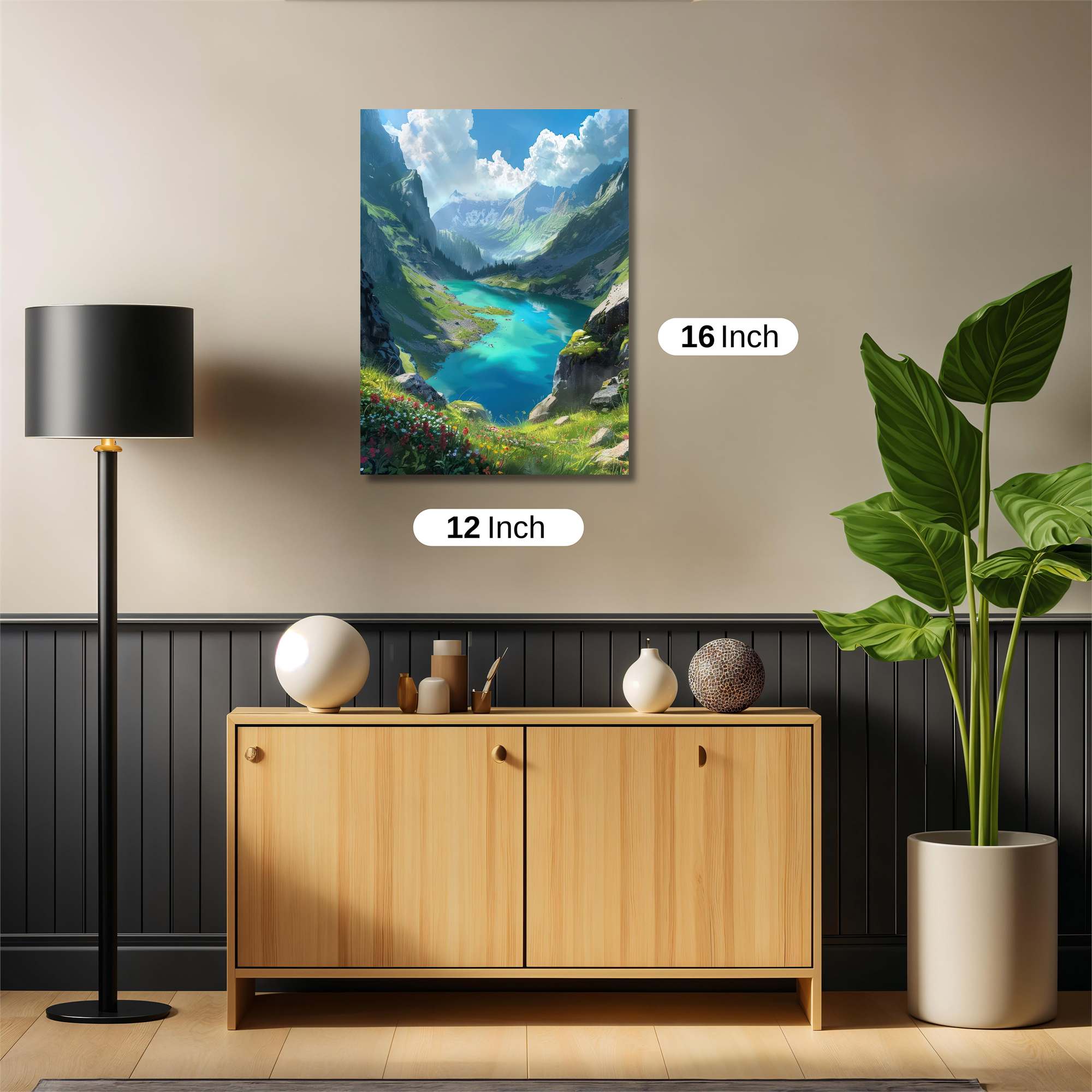 Mountain Serenity Safe Wall Magnetic / M
