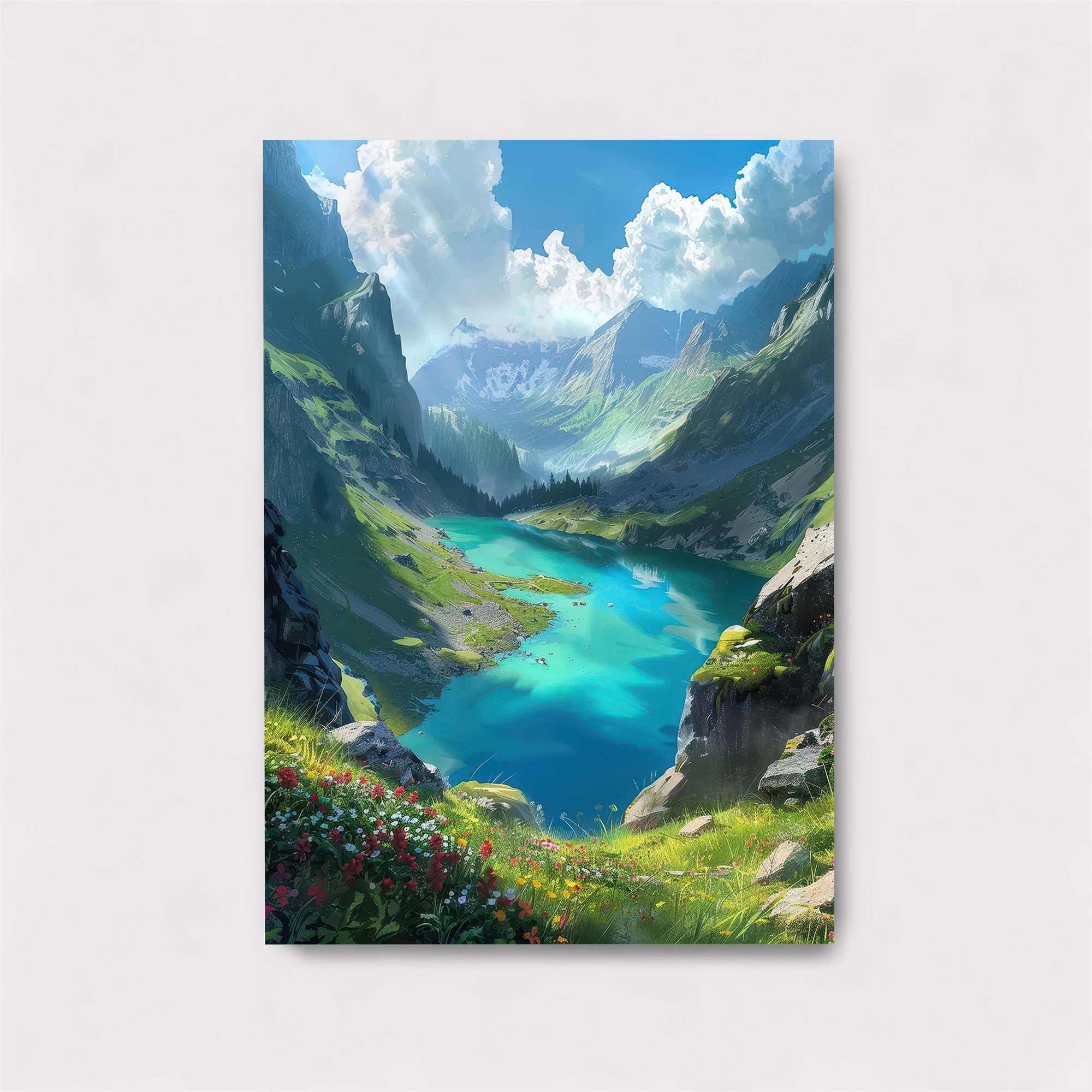 Mountain Serenity Safe Wall Magnetic / M