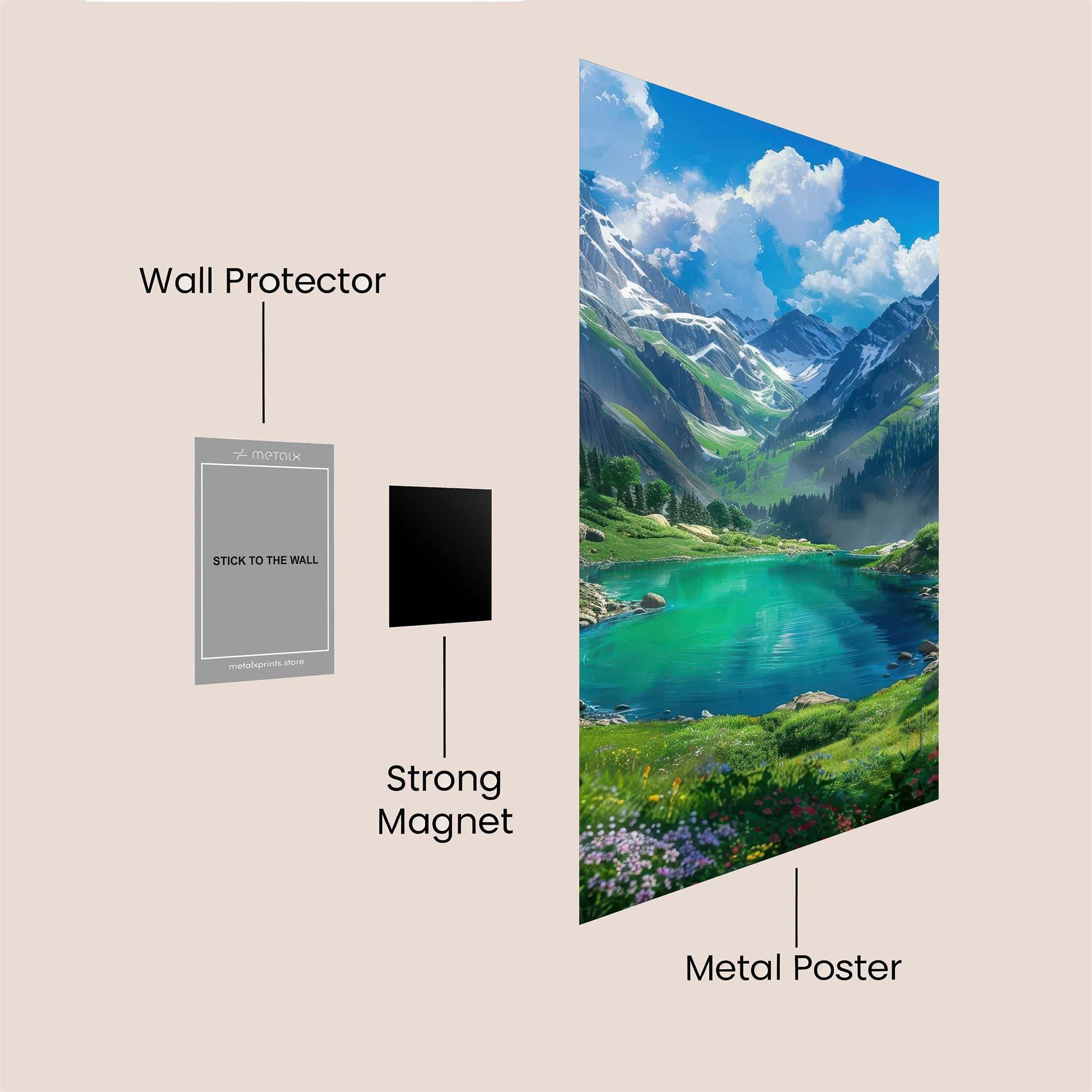 Alpine Serenity Safe Wall Magnetic / M