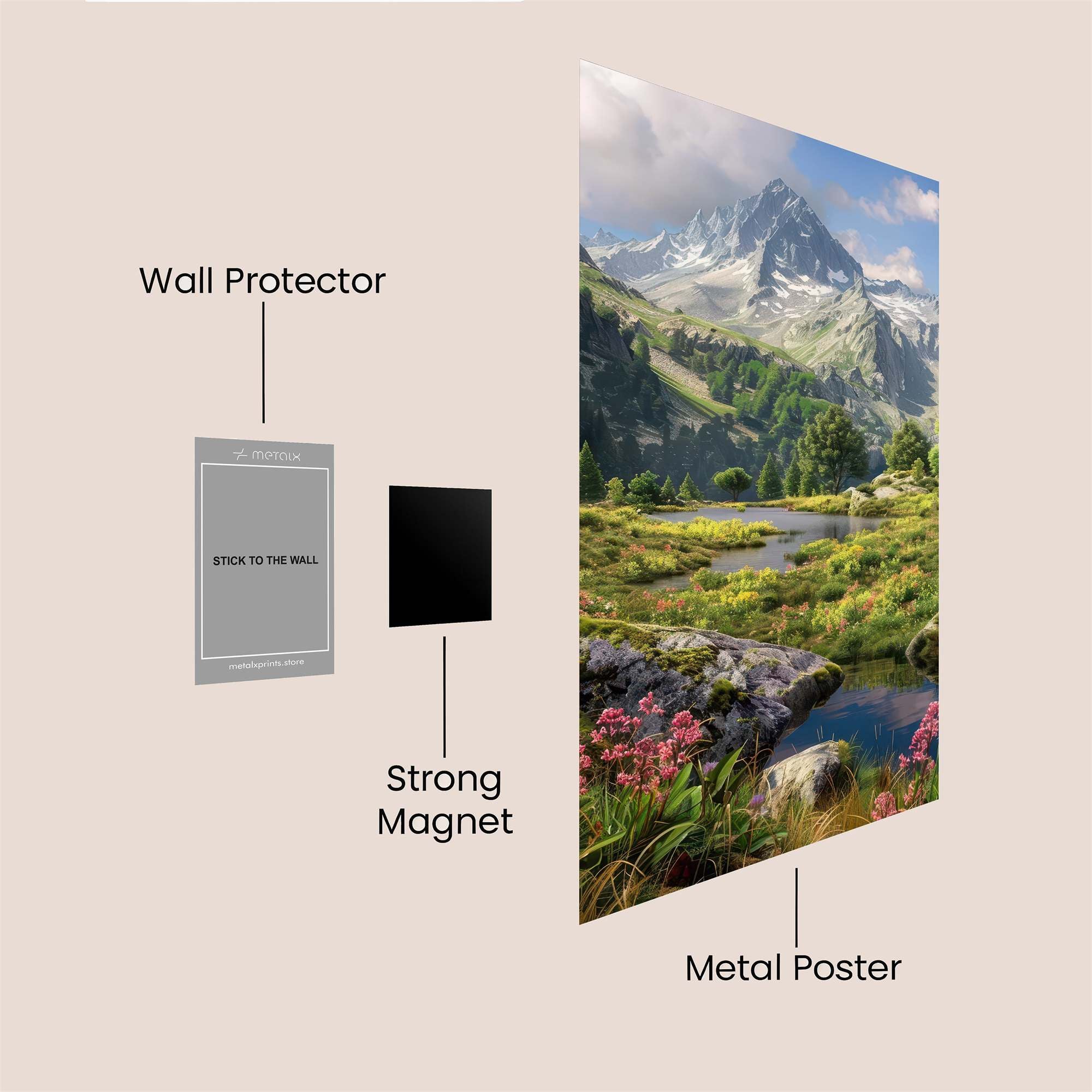 Matterhorn Serenity Safe Wall Magnetic / M