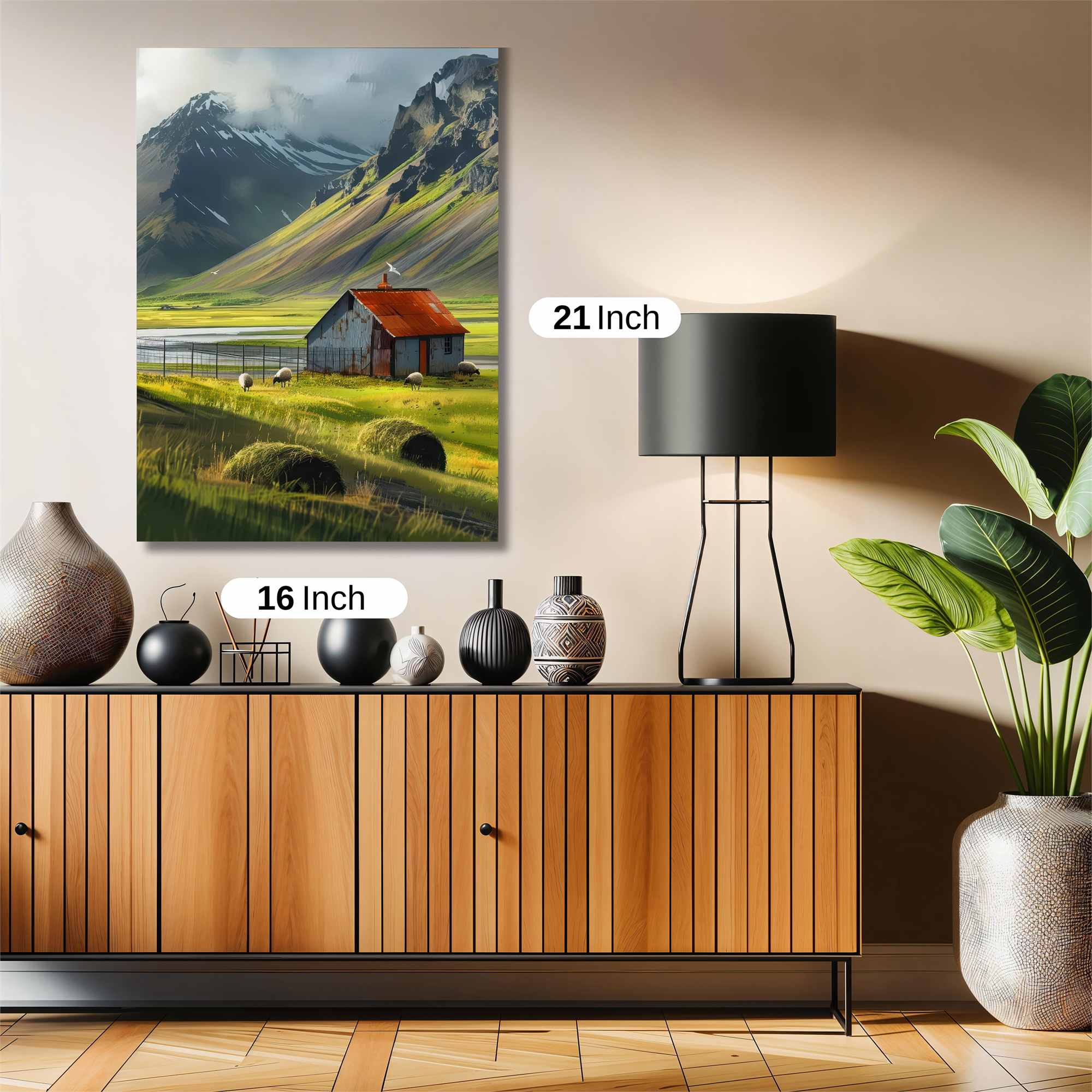 Mountain Serenity Safe Wall Magnetic / M
