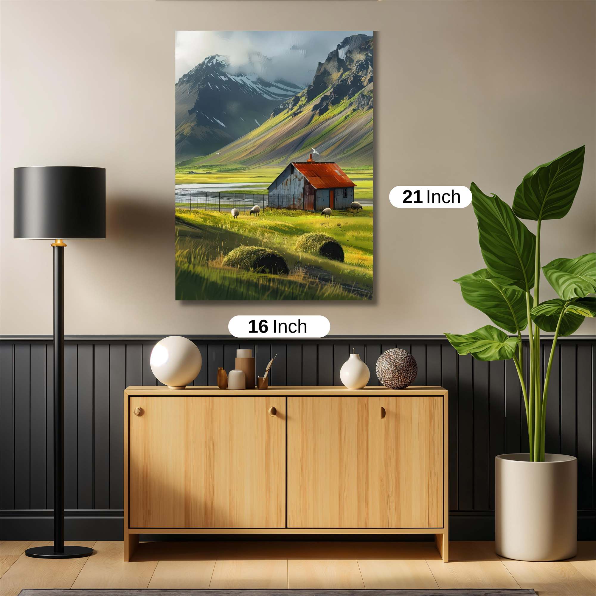 Mountain Serenity Safe Wall Magnetic / M