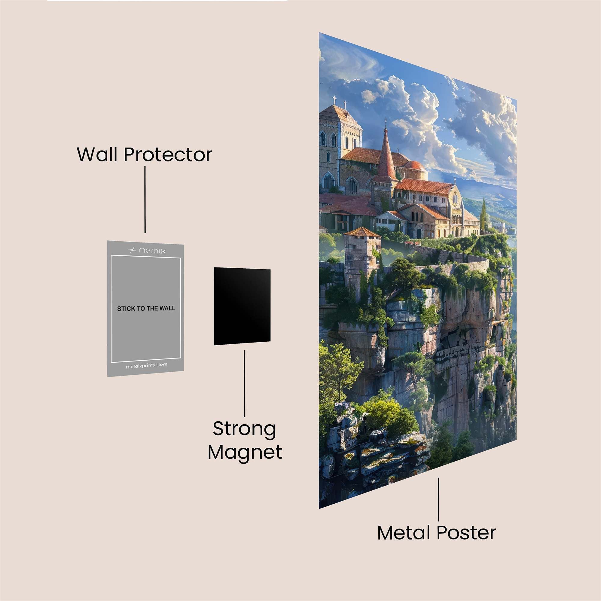 Castle Serenity Safe Wall Magnetic / M