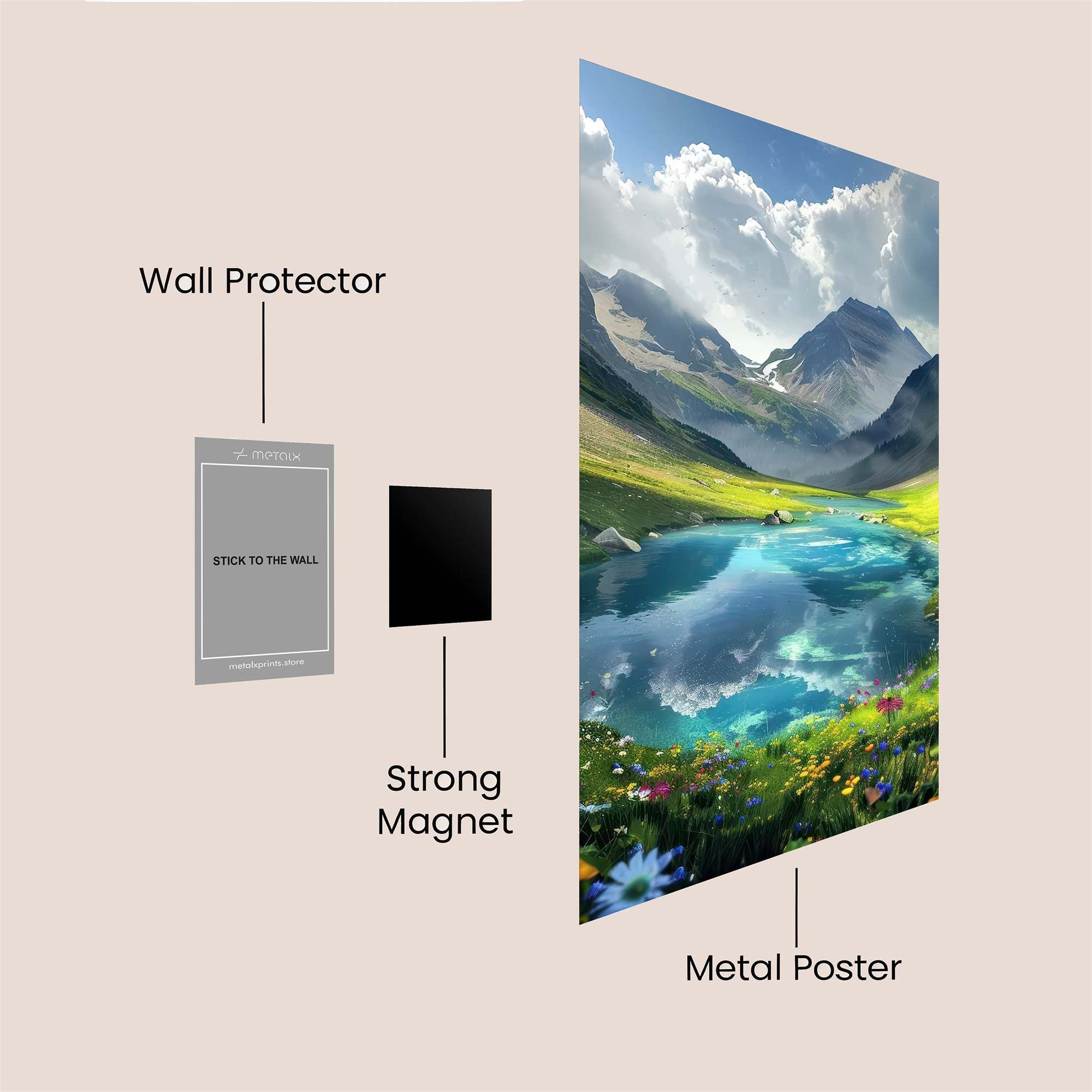 Alpine Serenity Safe Wall Magnetic / M