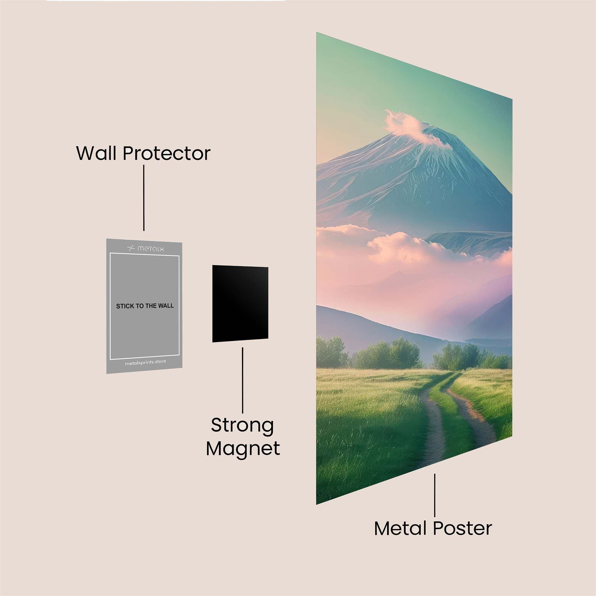 Fuji Serenity Safe Wall Magnetic / M
