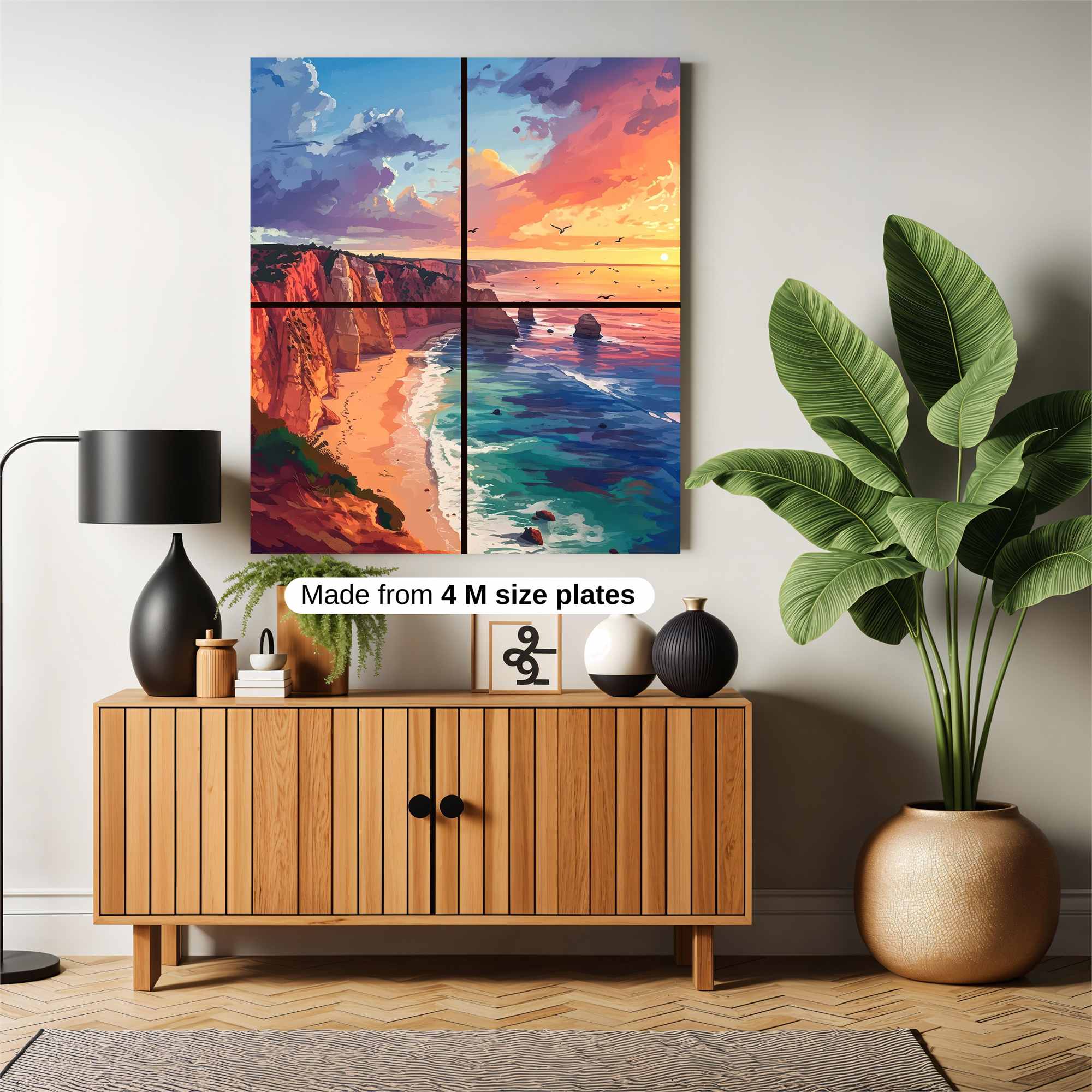 Sunset Serenity Safe Wall Magnetic / M