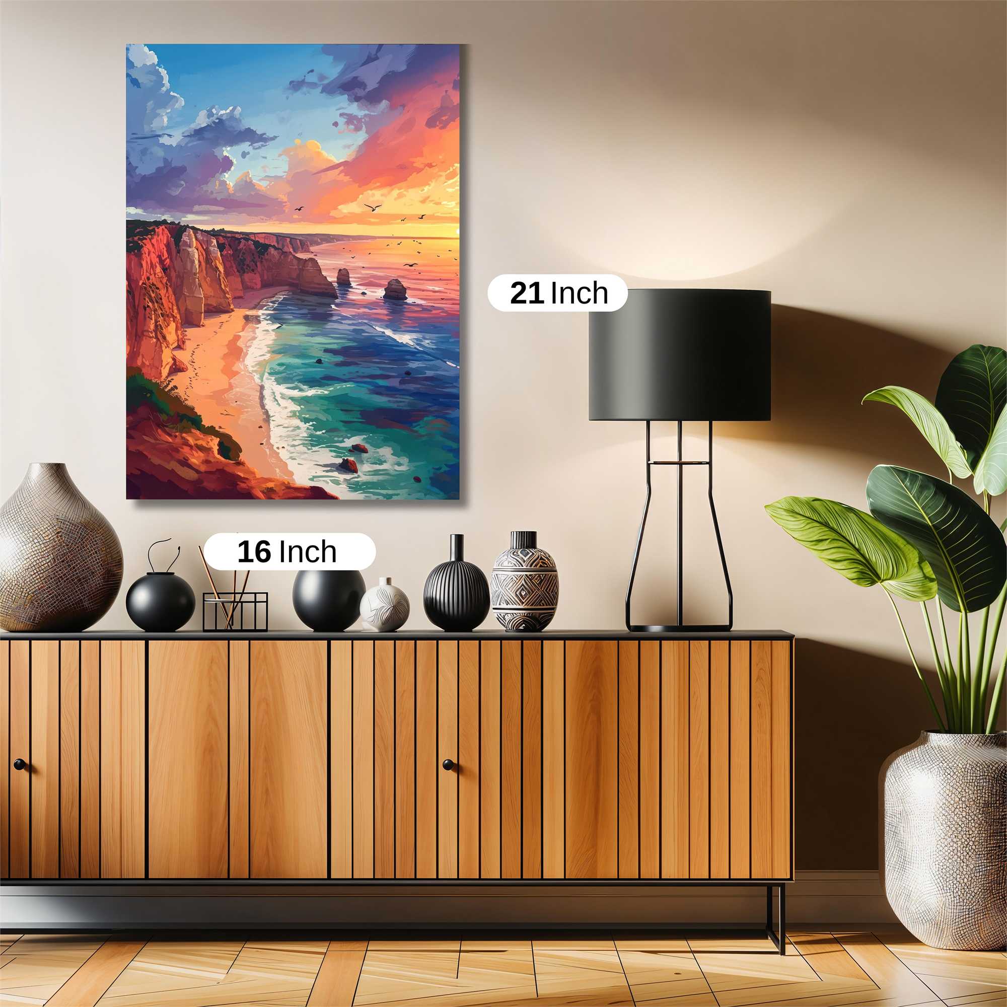 Sunset Serenity Safe Wall Magnetic / M
