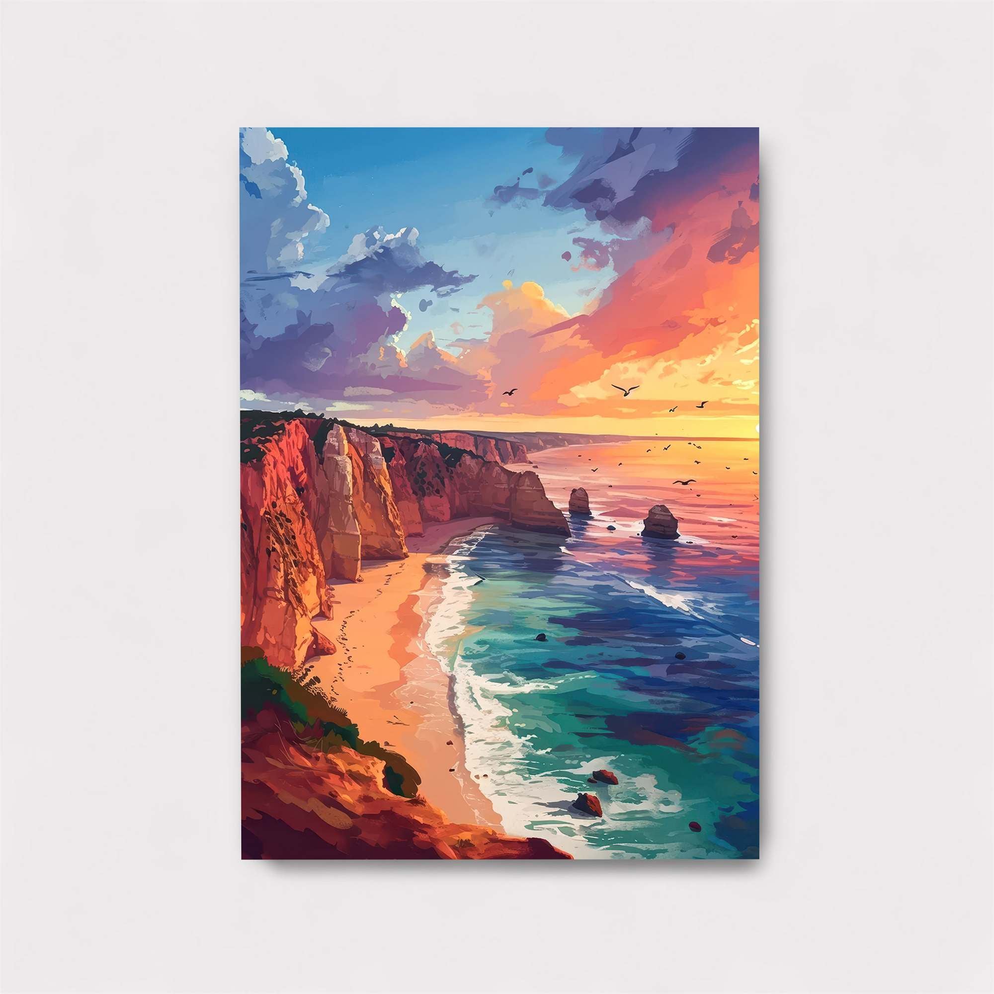 Sunset Serenity Safe Wall Magnetic / M
