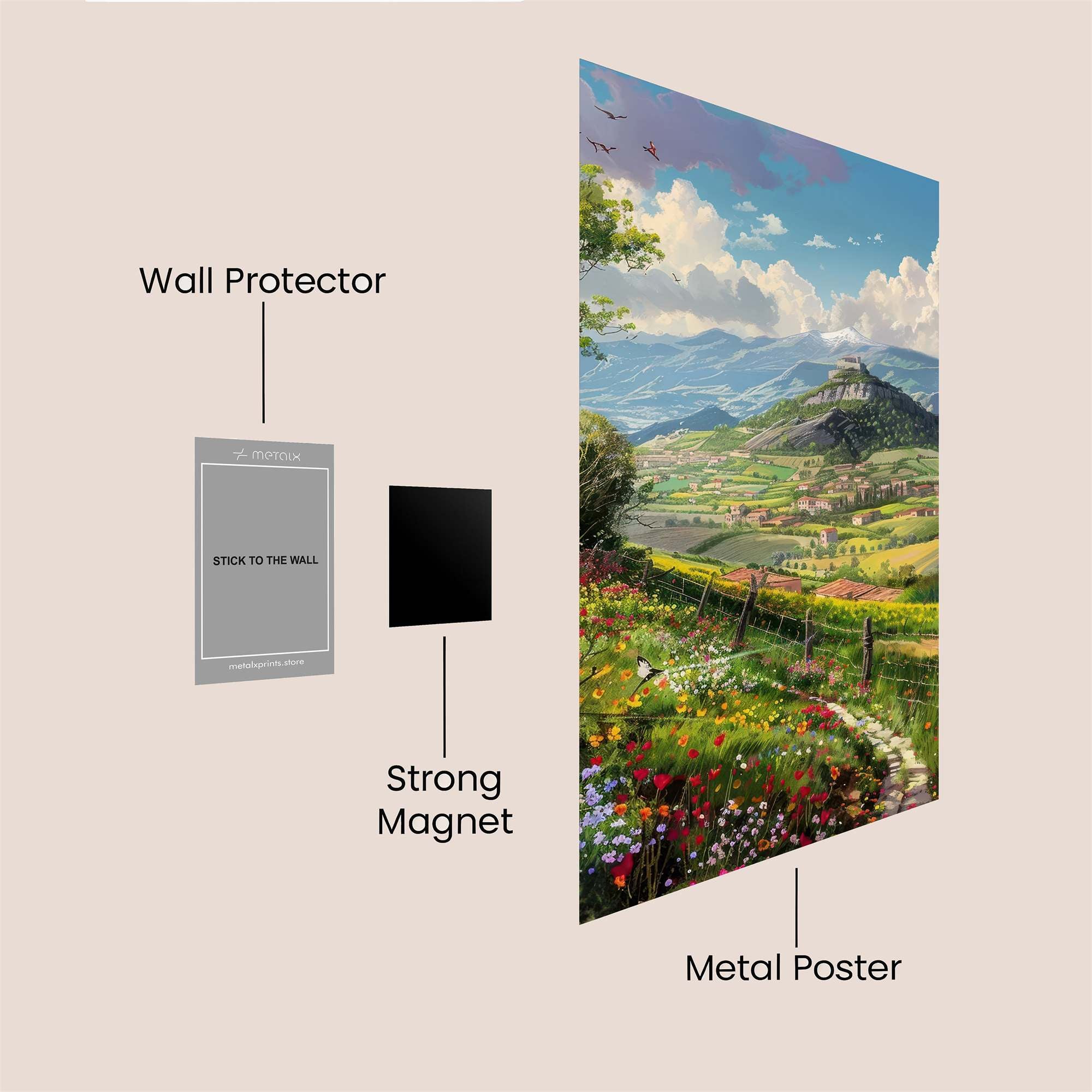 Assisi Serenity Safe Wall Magnetic / M