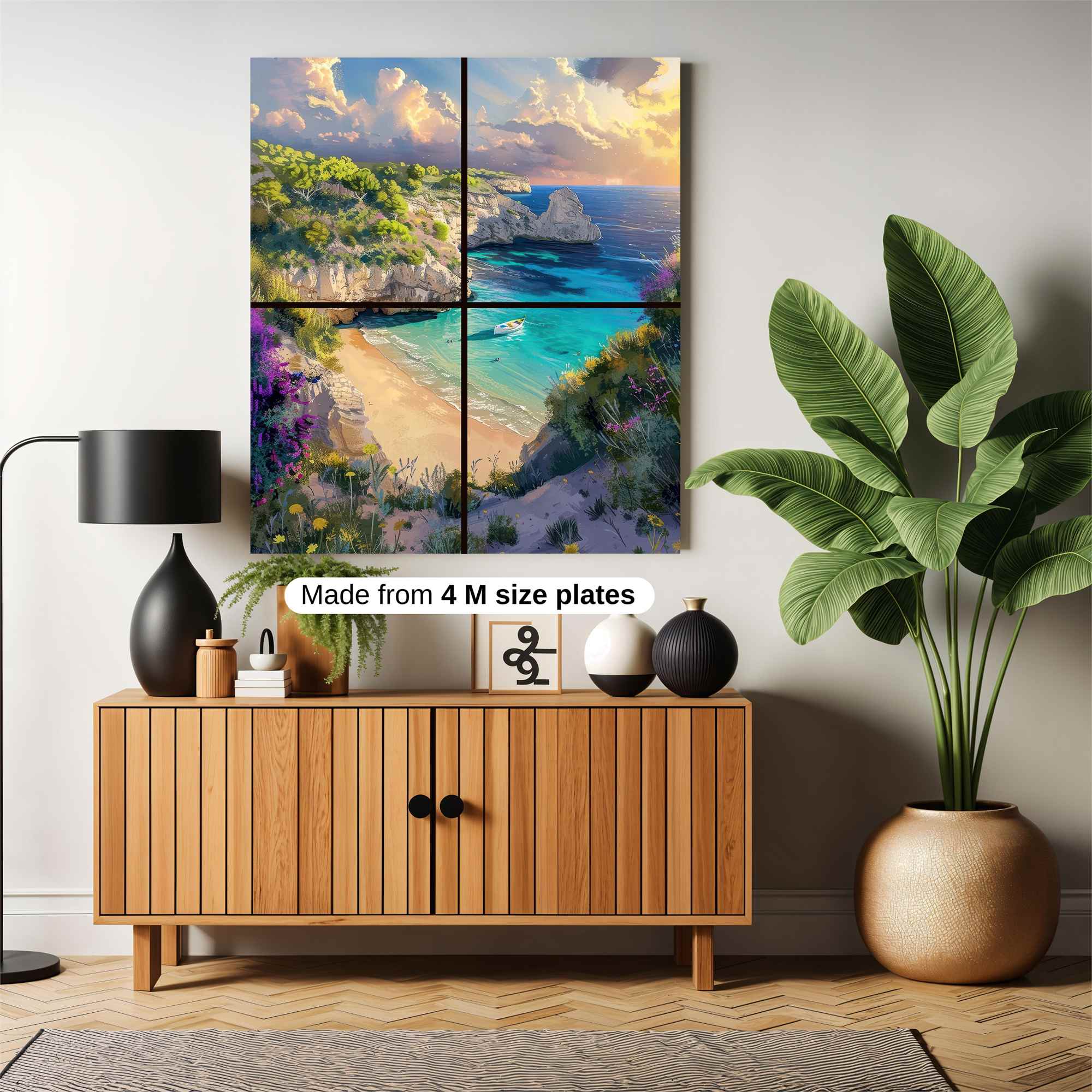 Sunset Serenity Safe Wall Magnetic / M