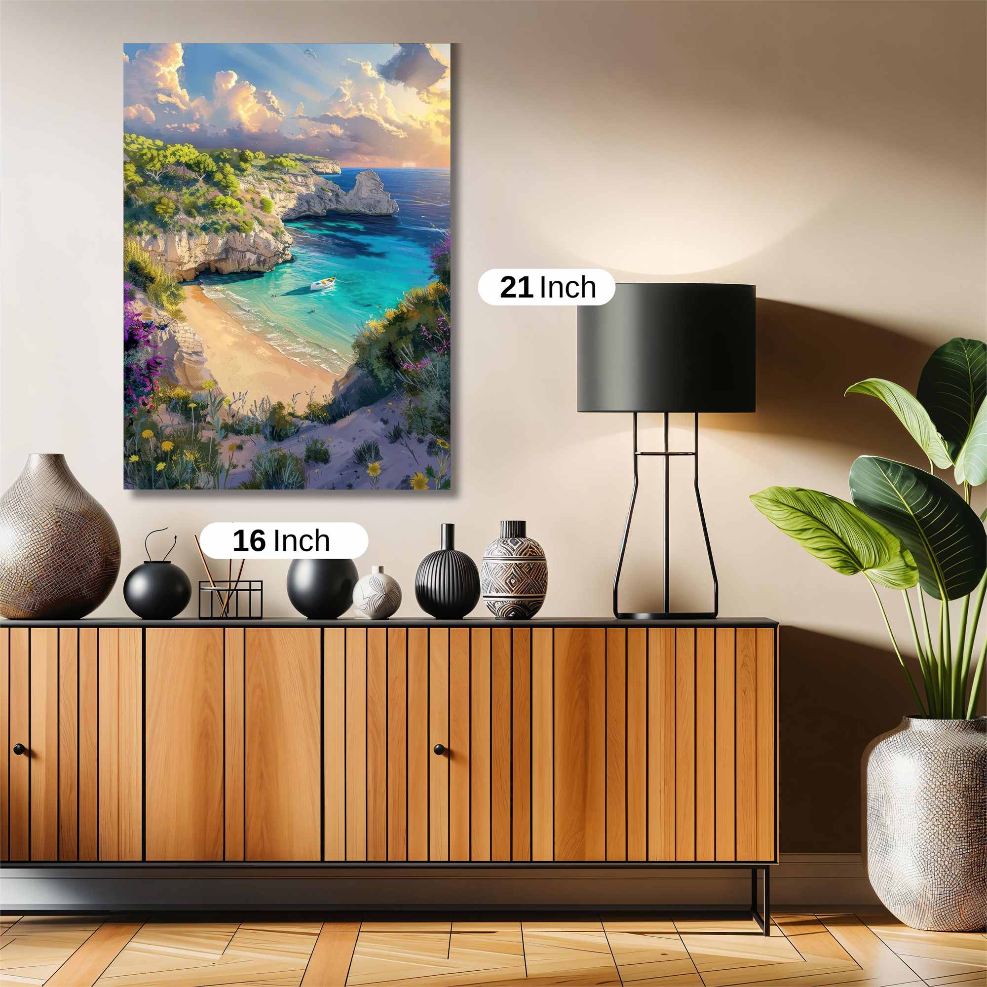 Sunset Serenity Safe Wall Magnetic / M
