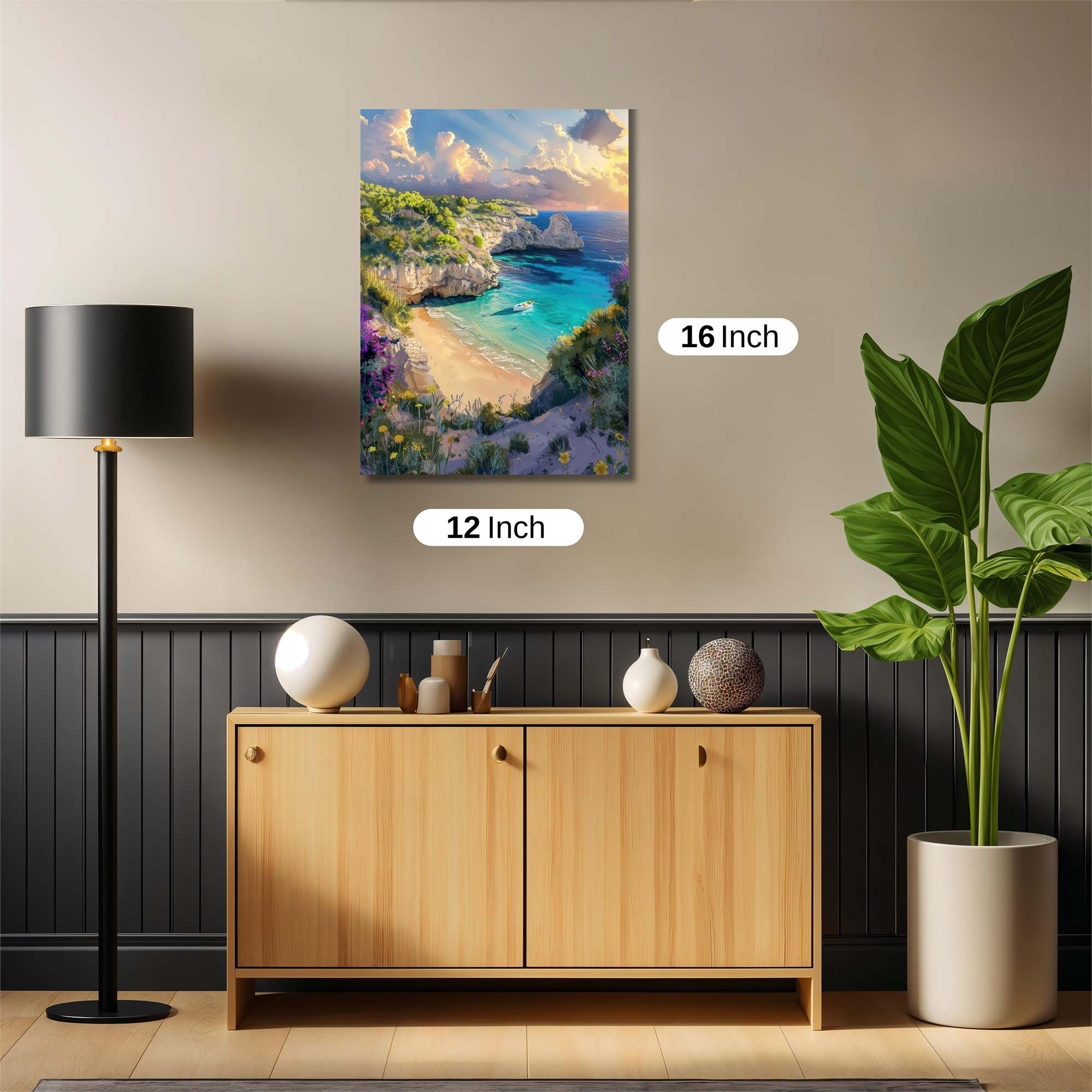 Sunset Serenity Safe Wall Magnetic / M
