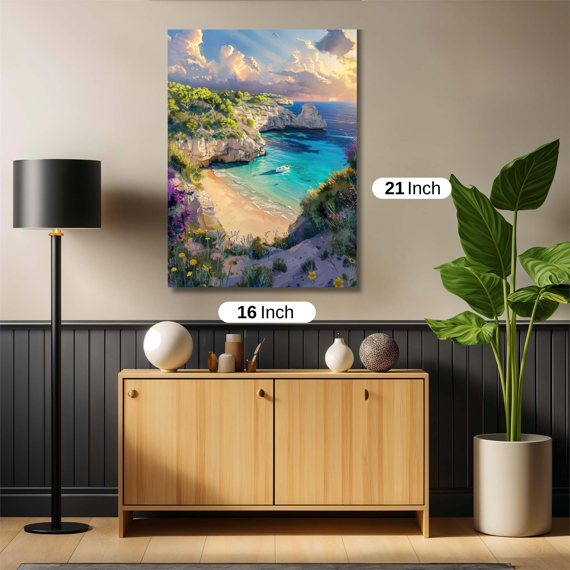 Sunset Serenity Safe Wall Magnetic / M
