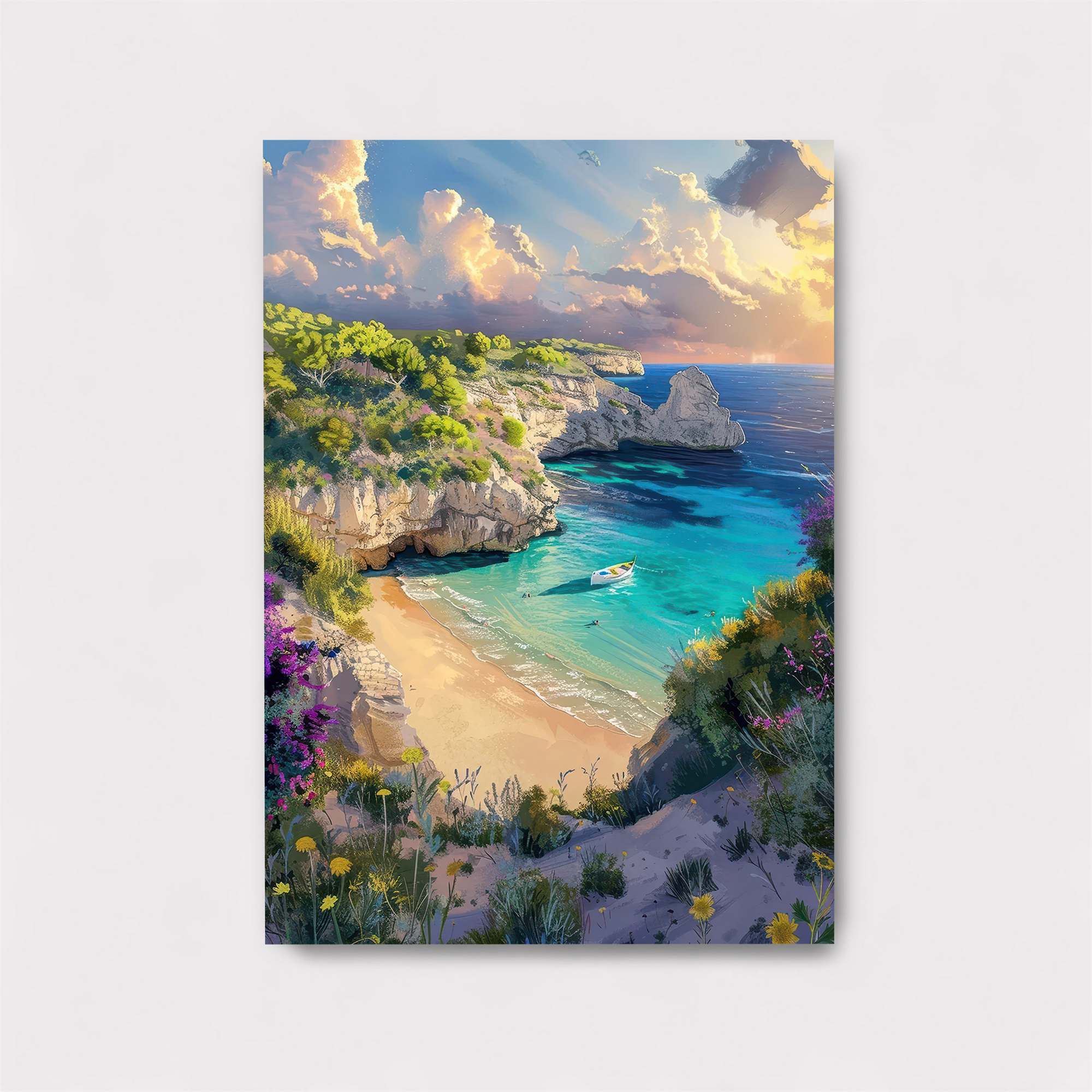 Sunset Serenity Safe Wall Magnetic / M