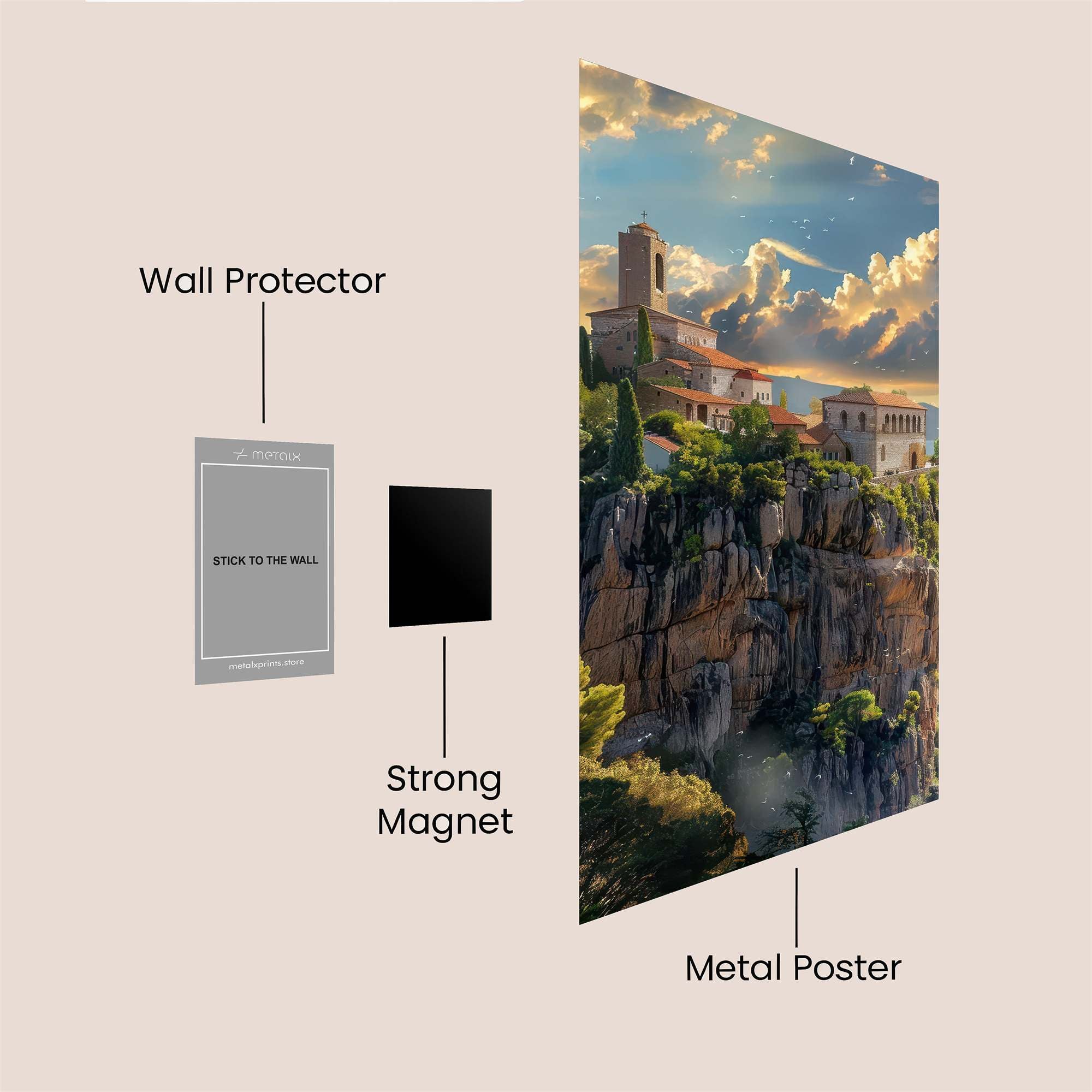 Castle Serenity Safe Wall Magnetic / M