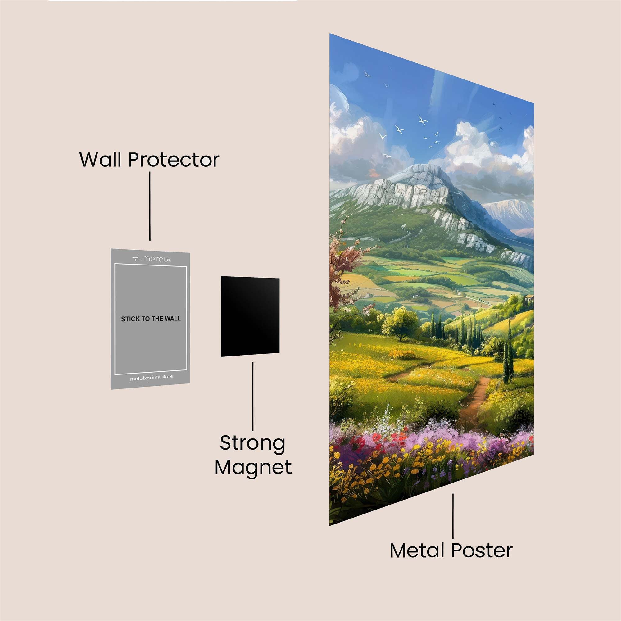 Alpine Serenity Safe Wall Magnetic / M