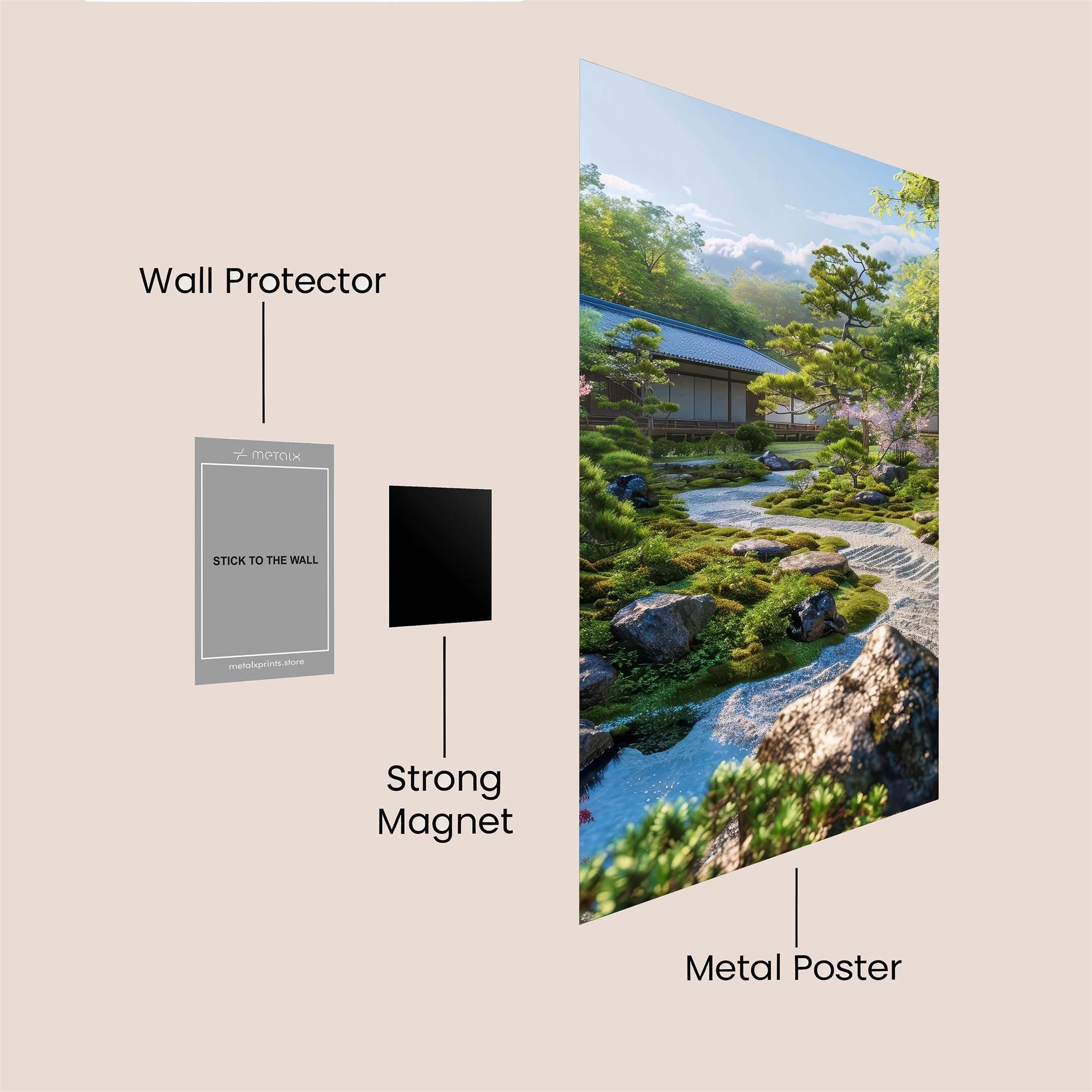 Zen Tranquility Safe Wall Magnetic / M