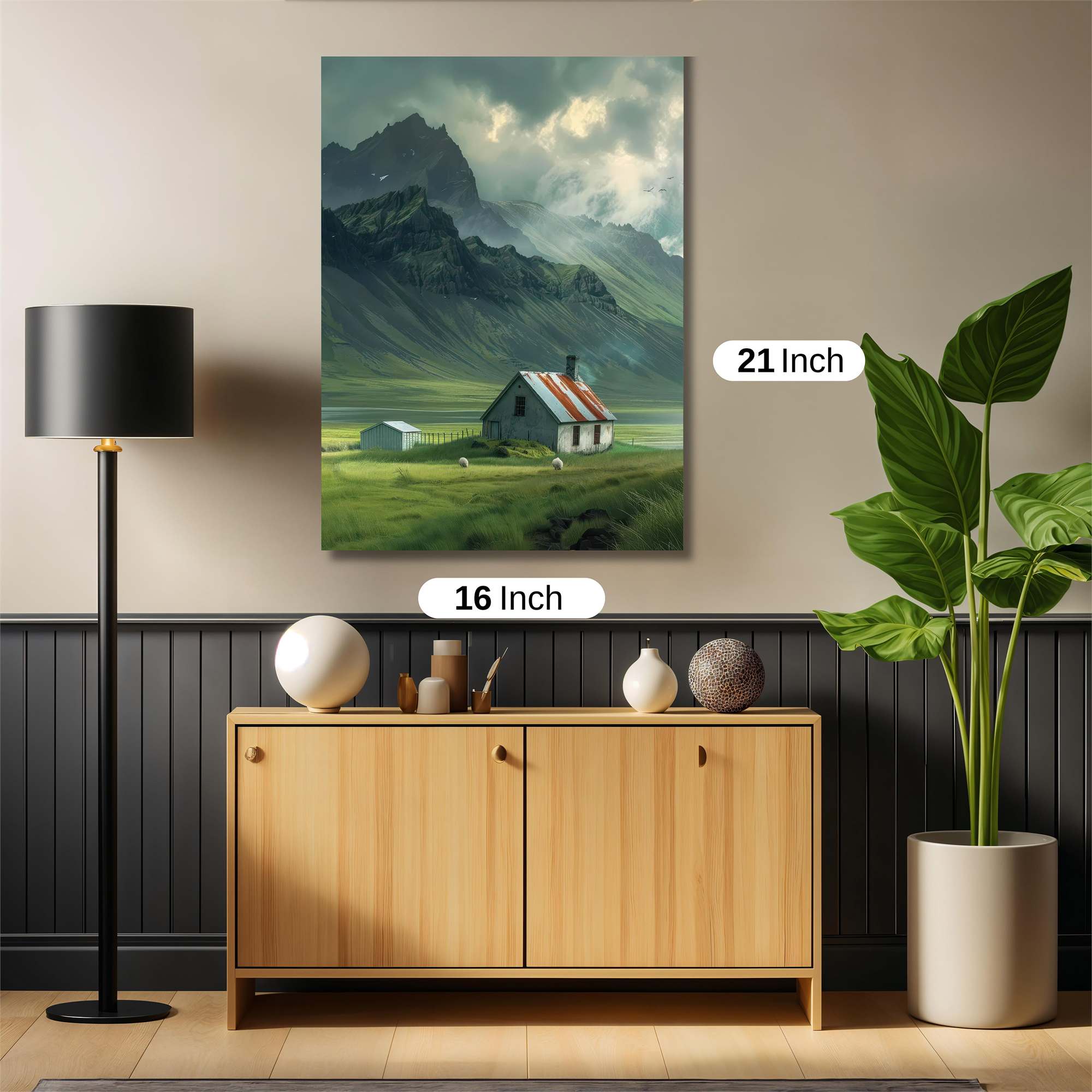 Mountain Serenity Safe Wall Magnetic / M