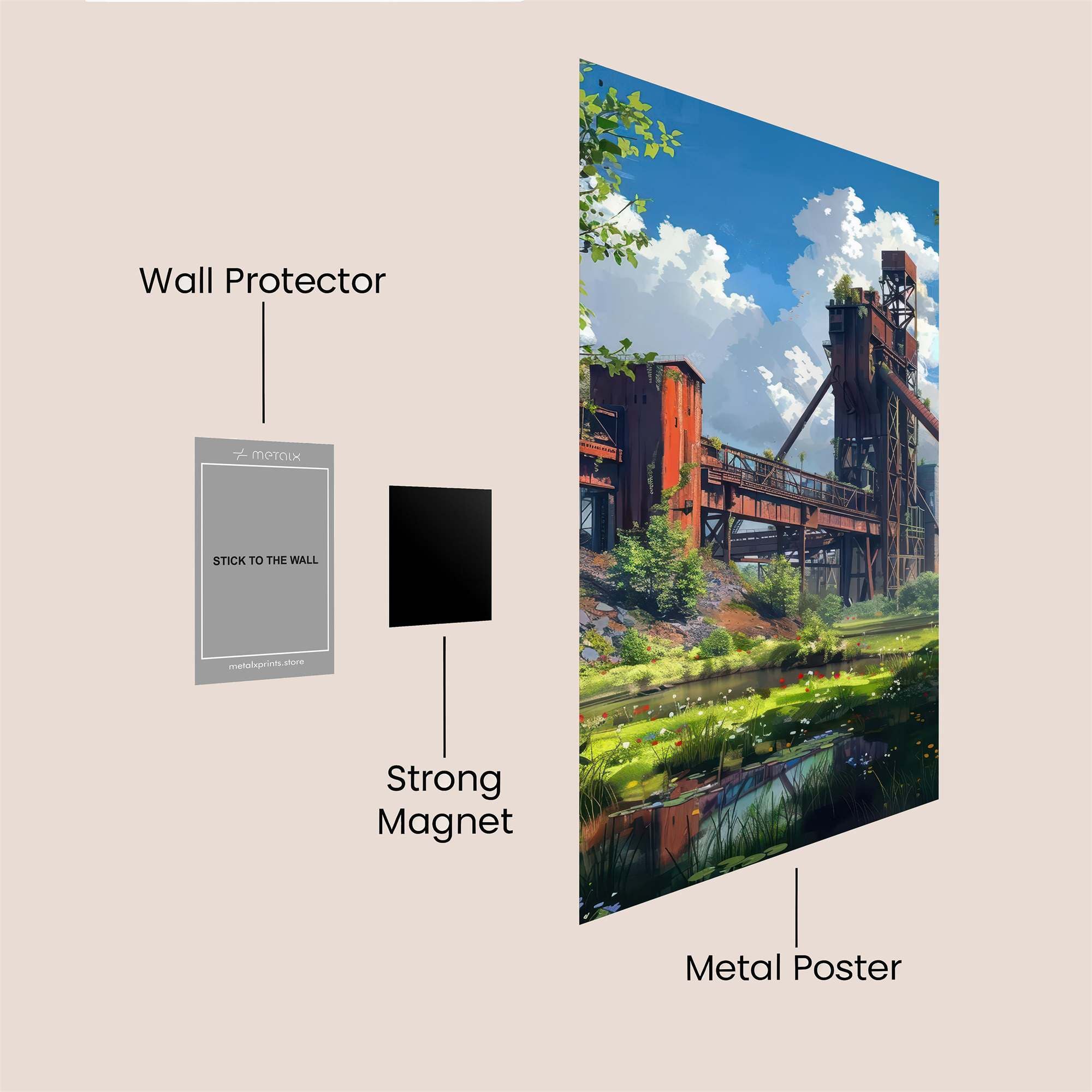 Factory Serenity Safe Wall Magnetic / M