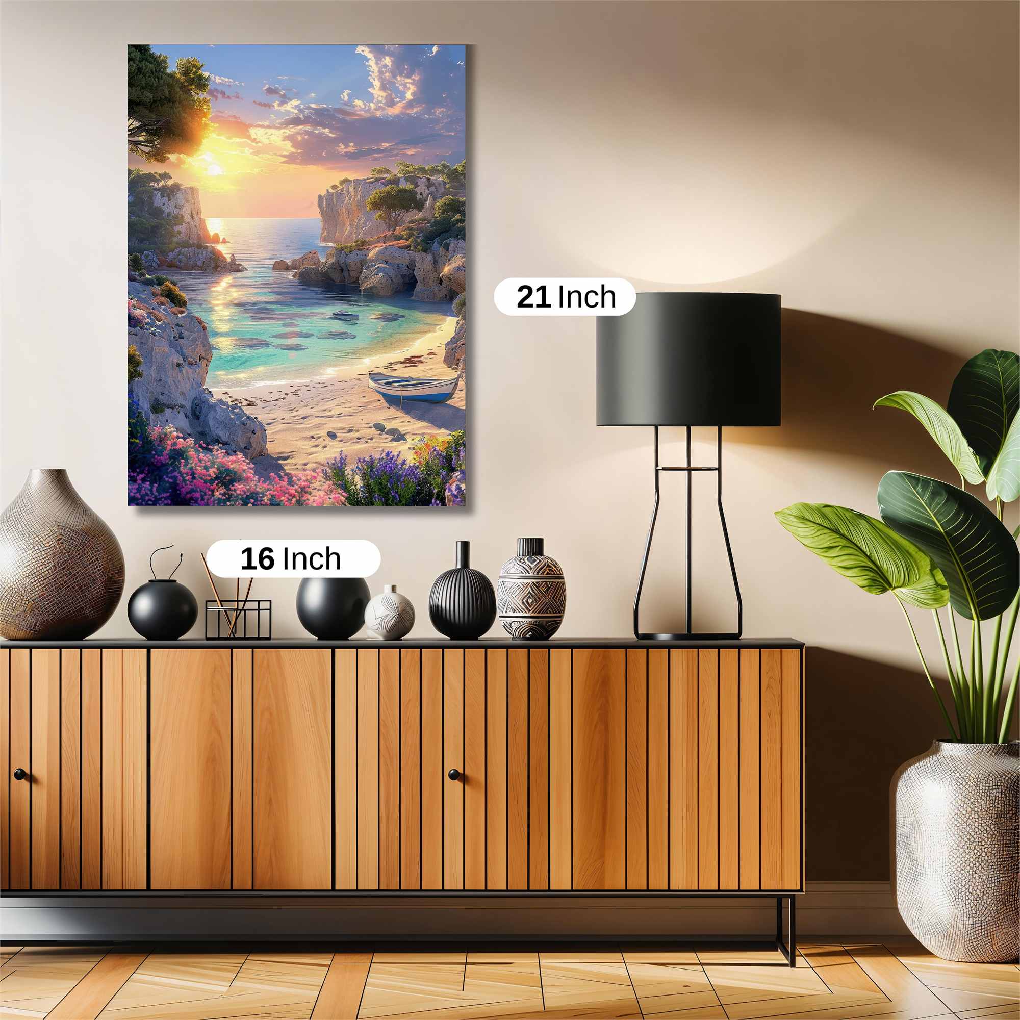 Sunset Serenity Safe Wall Magnetic / M