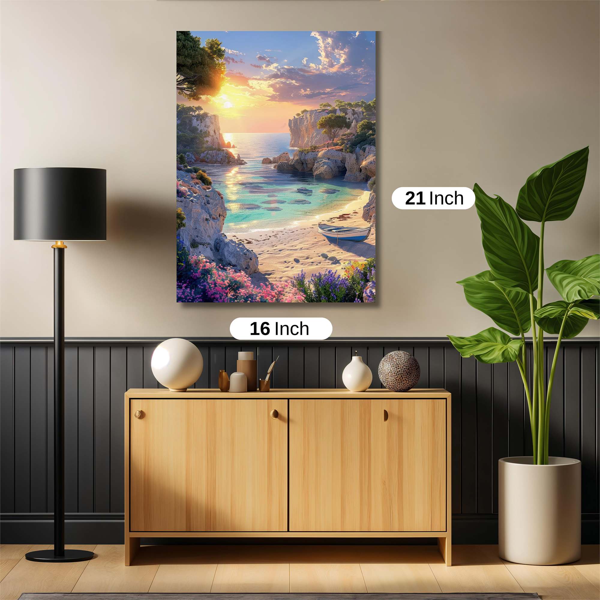 Sunset Serenity Safe Wall Magnetic / M