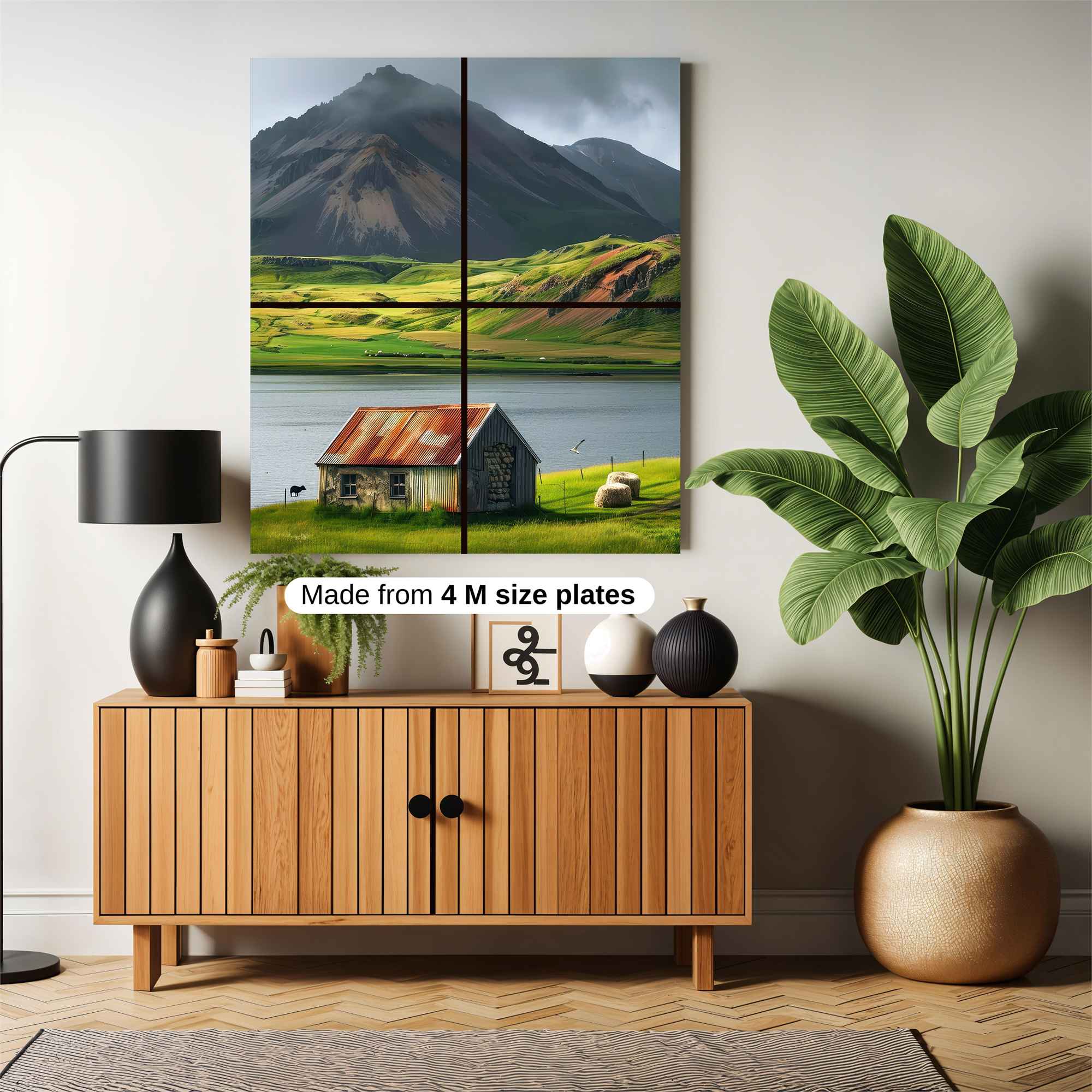 Mountain Solitude Safe Wall Magnetic / M