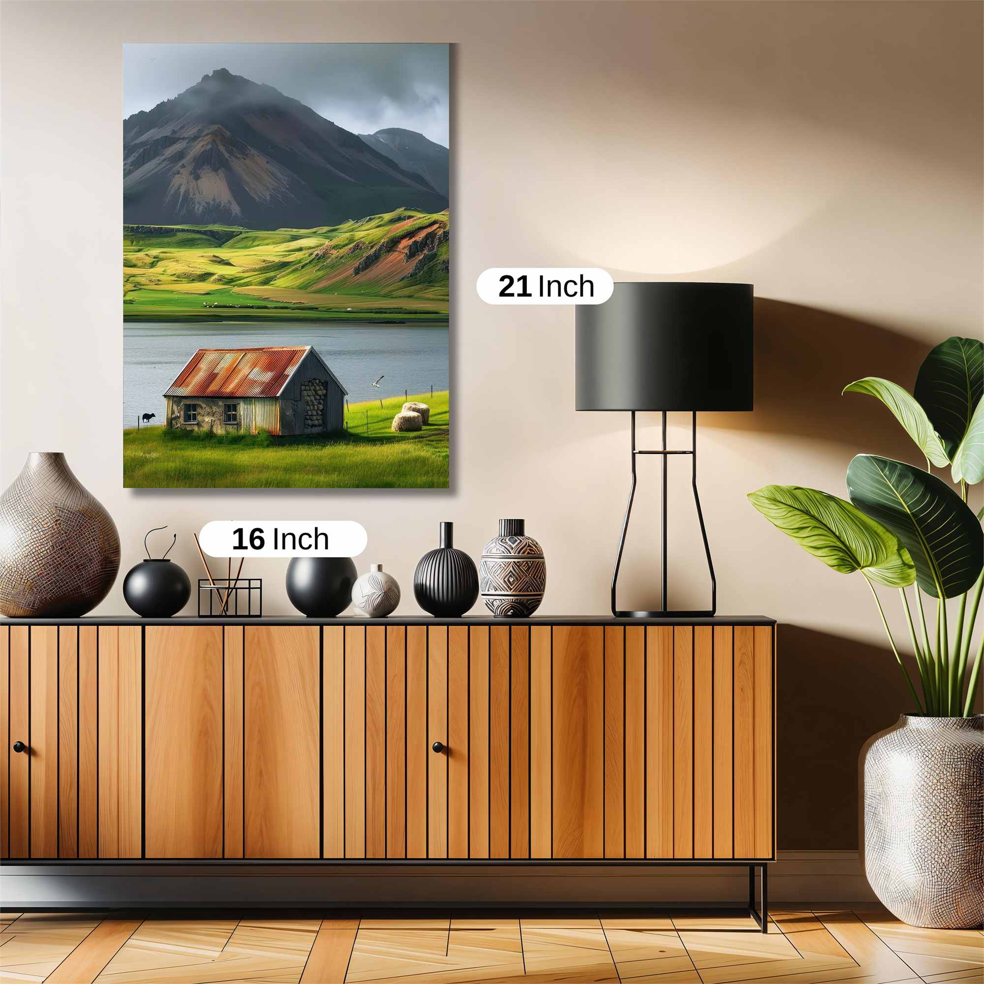 Mountain Solitude Safe Wall Magnetic / M