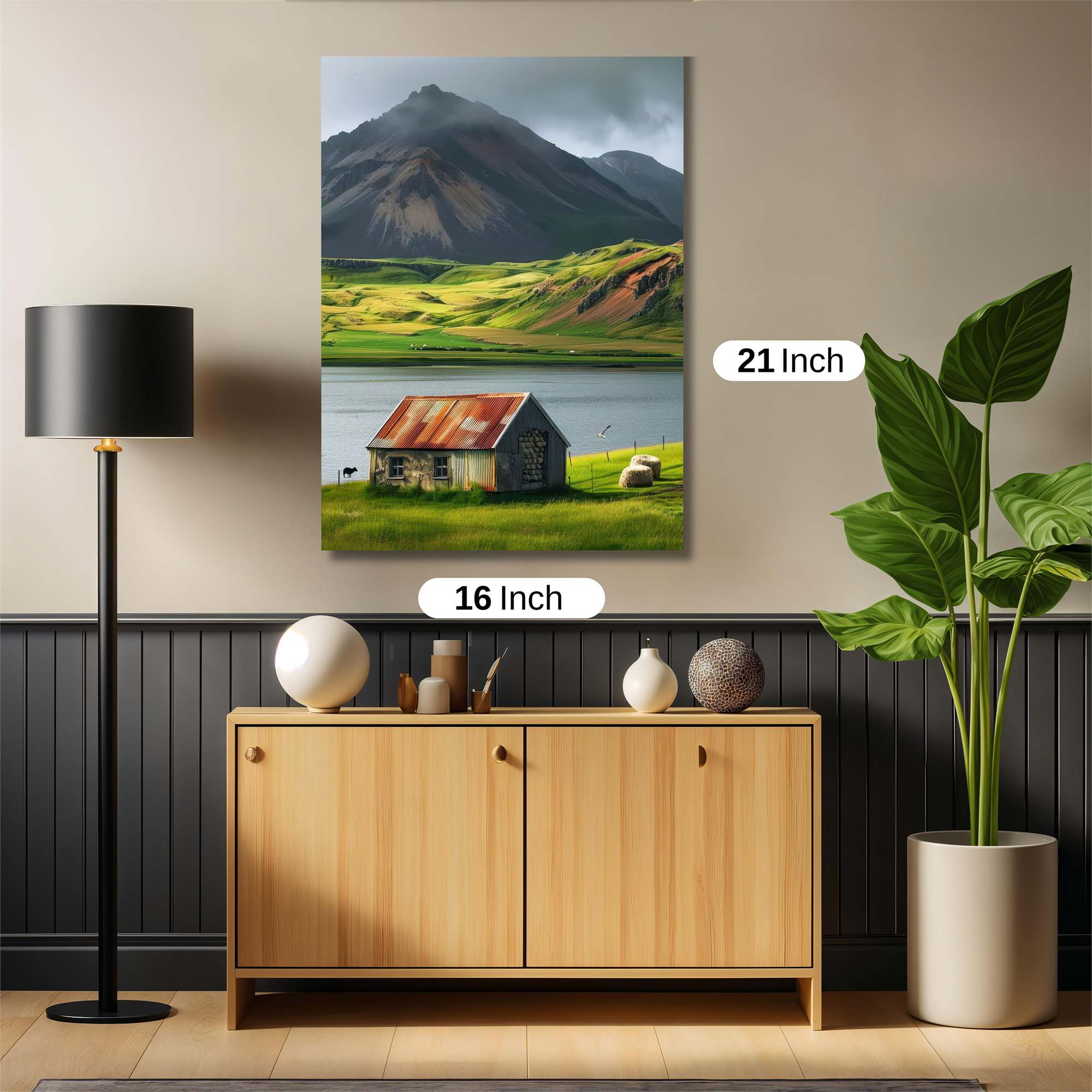 Mountain Solitude Safe Wall Magnetic / M