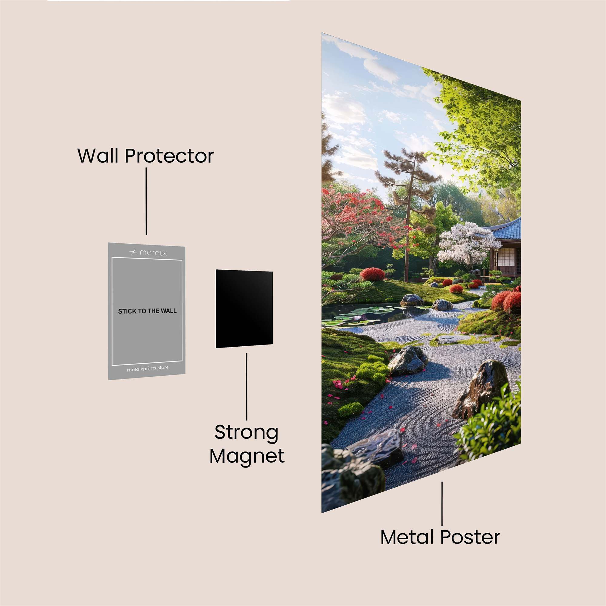 Zen Serenity Safe Wall Magnetic / M