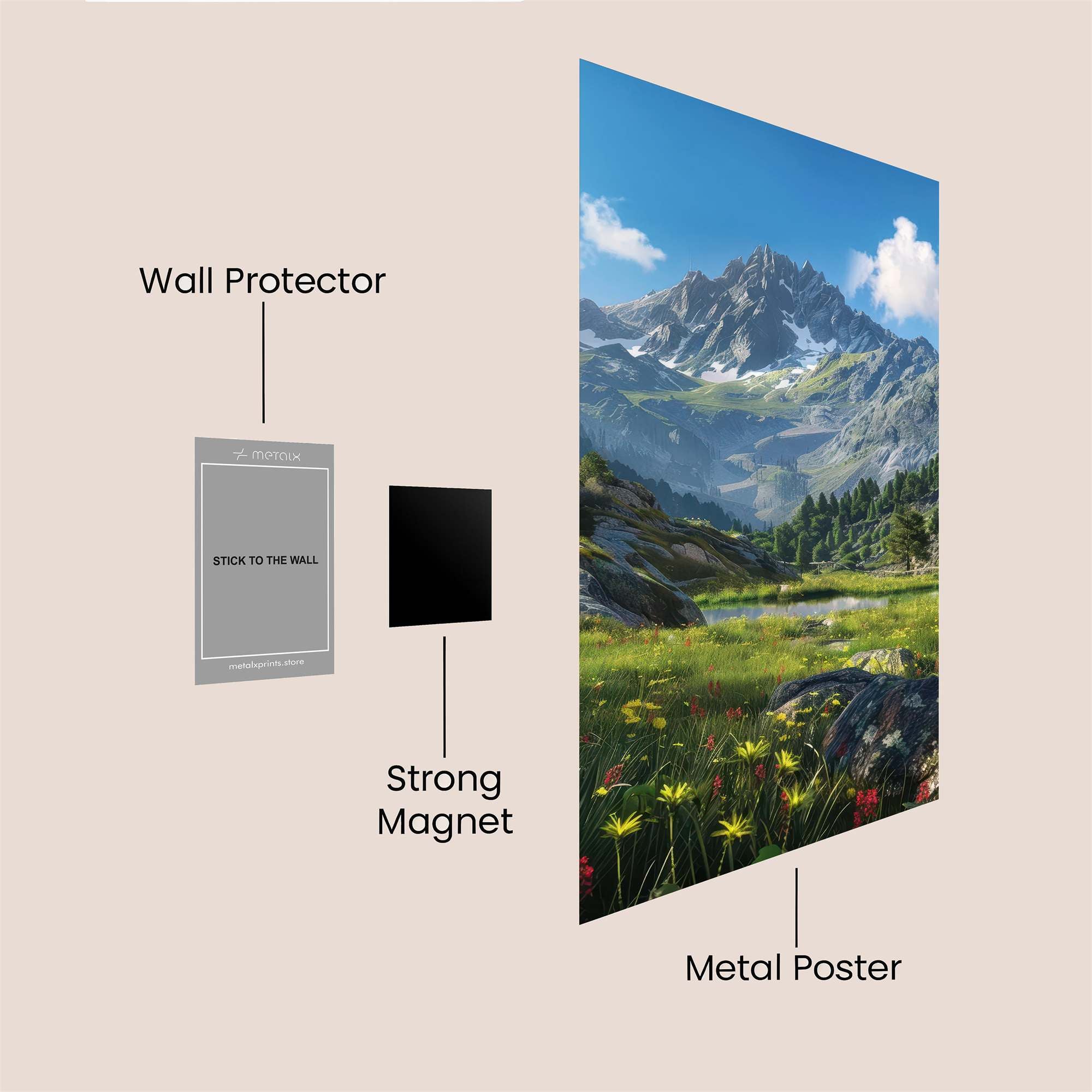 Alpine Serenity Safe Wall Magnetic / M