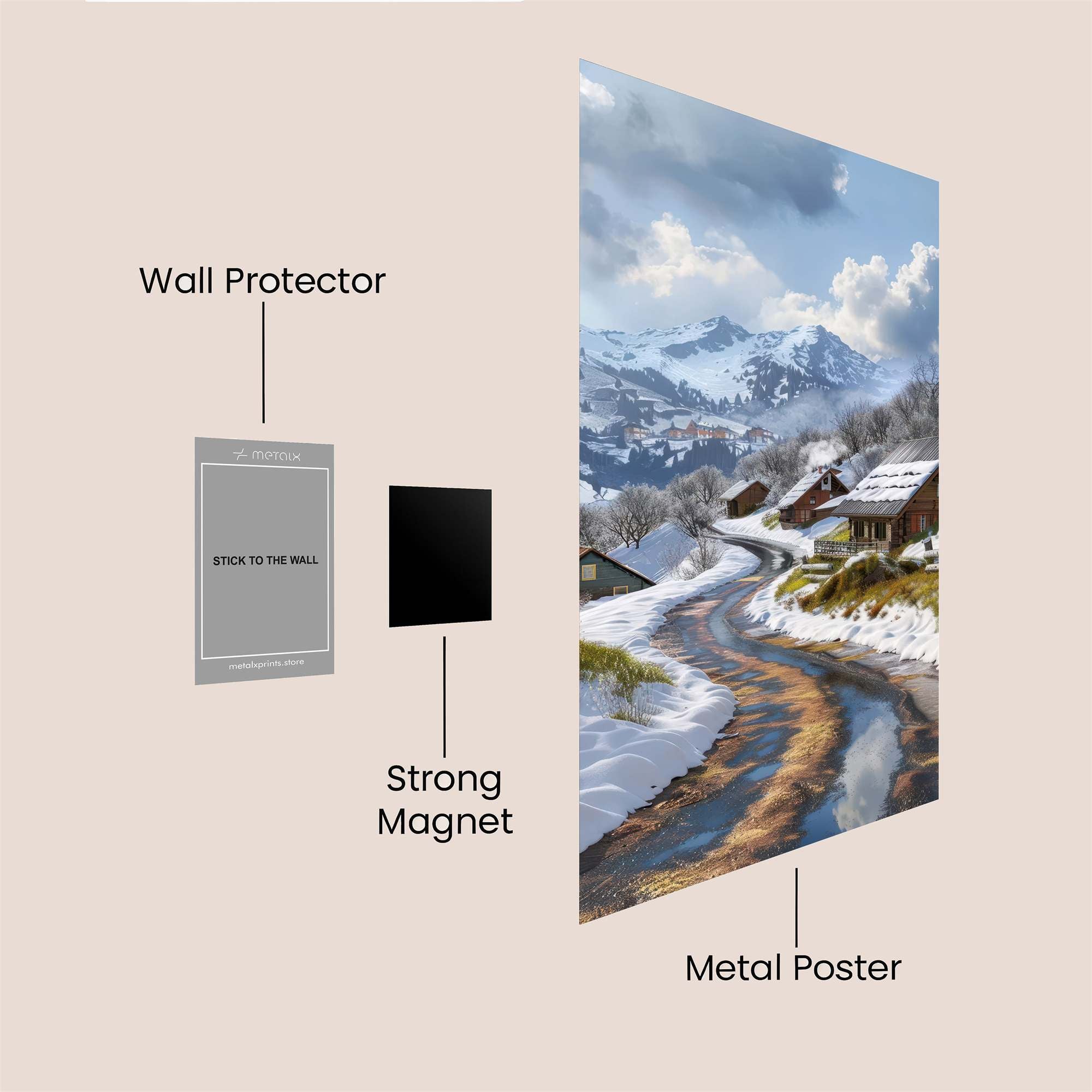 Alpine Serenity Safe Wall Magnetic / M