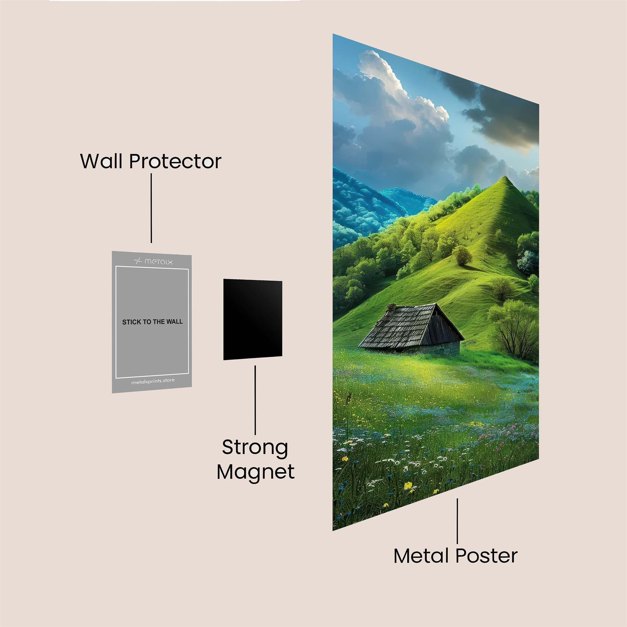 Cabin Serenity Safe Wall Magnetic / M